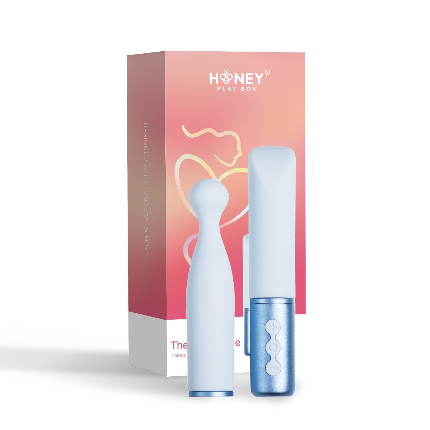 Vibromasseur à tête interchangeable Bleu