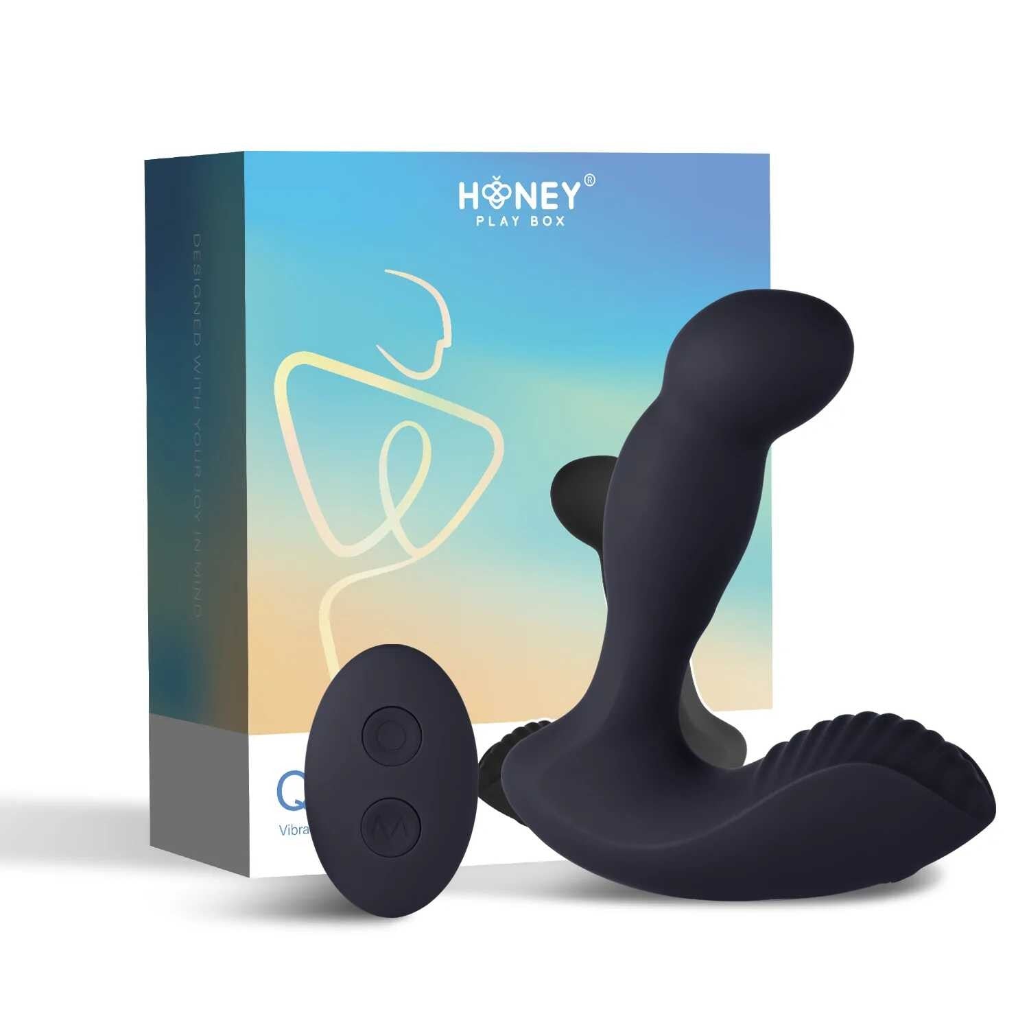 Vibromasseur anal de prostate télécommandé