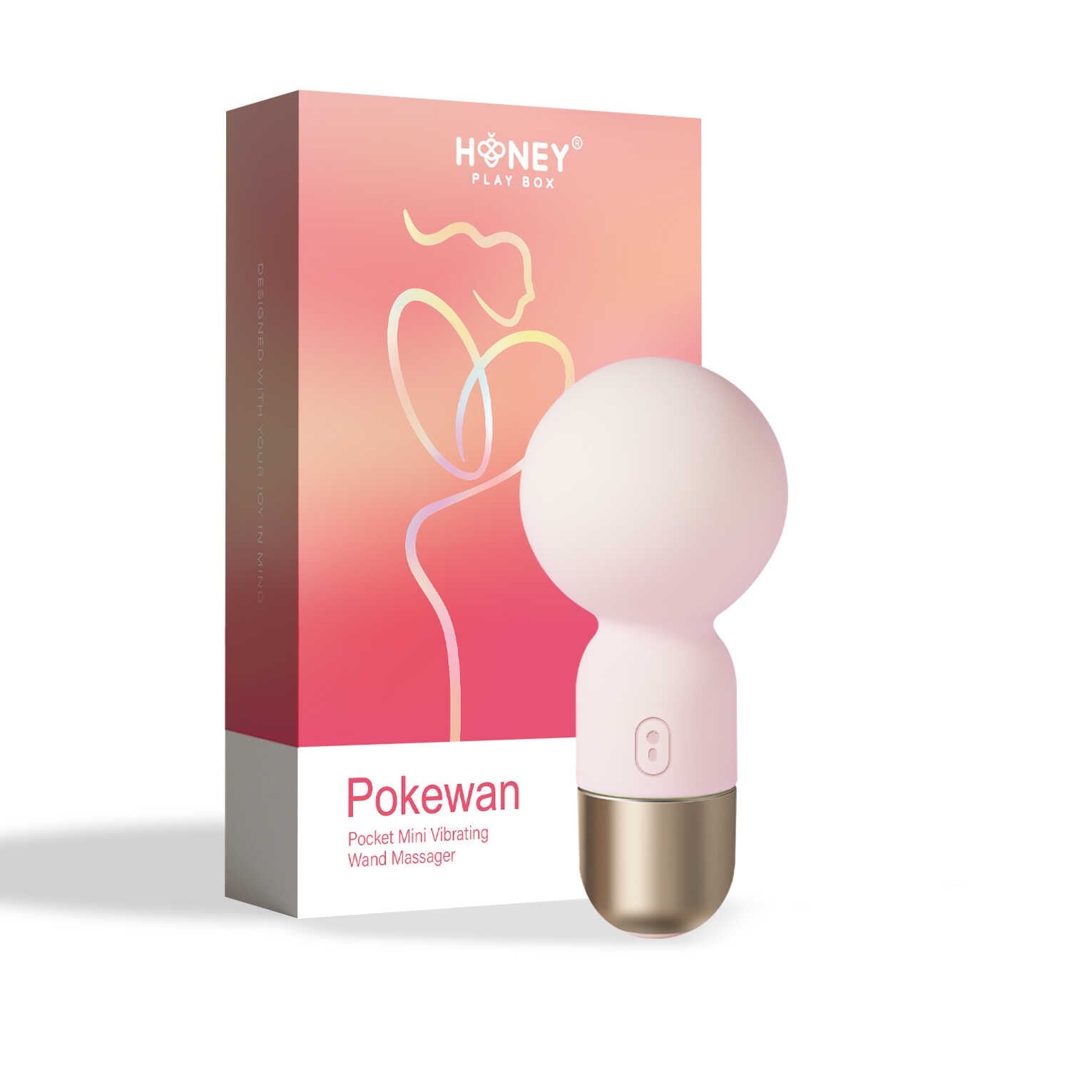 Mini vibromasseur de poche - Rose