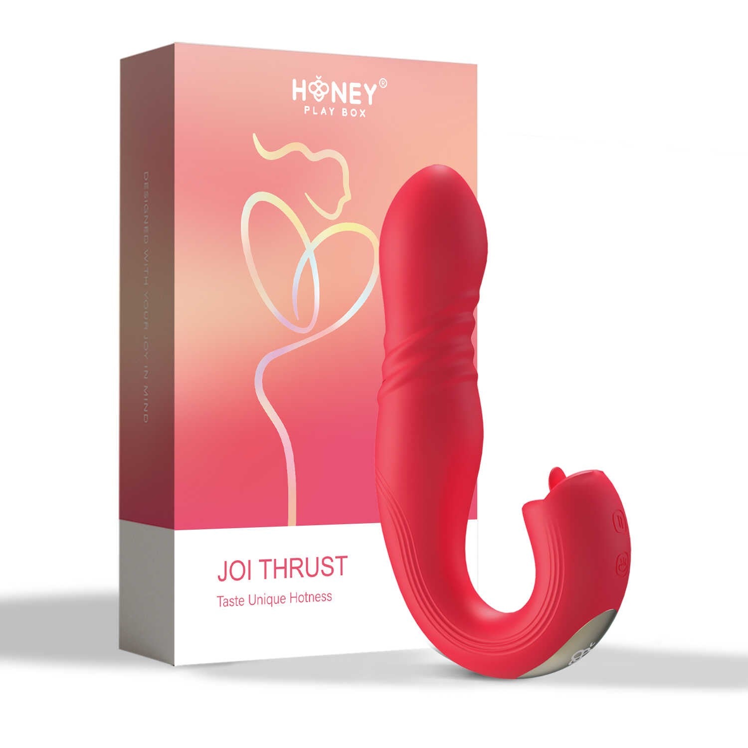 JOI THRUST - Vibromasseur point G - lèche-clitoris - va et vient contrôlé par application