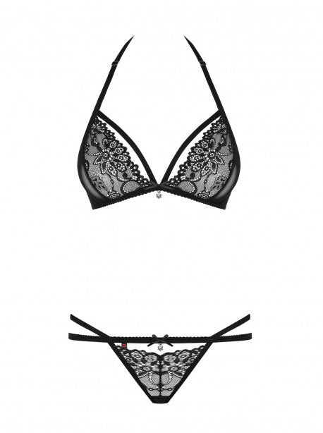 838-SET- Ensemble 2 pcs Noir / Rouge
