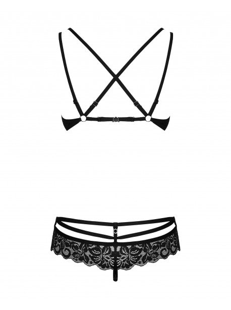 860-SET- Ensemble 2 pcs - Noir / Blanc / Rouge