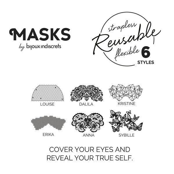 Masque Dalila - Noir