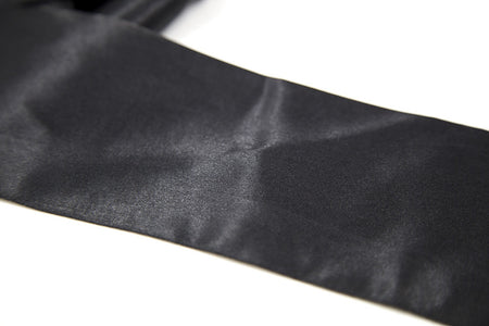 Bandeau noir satinée