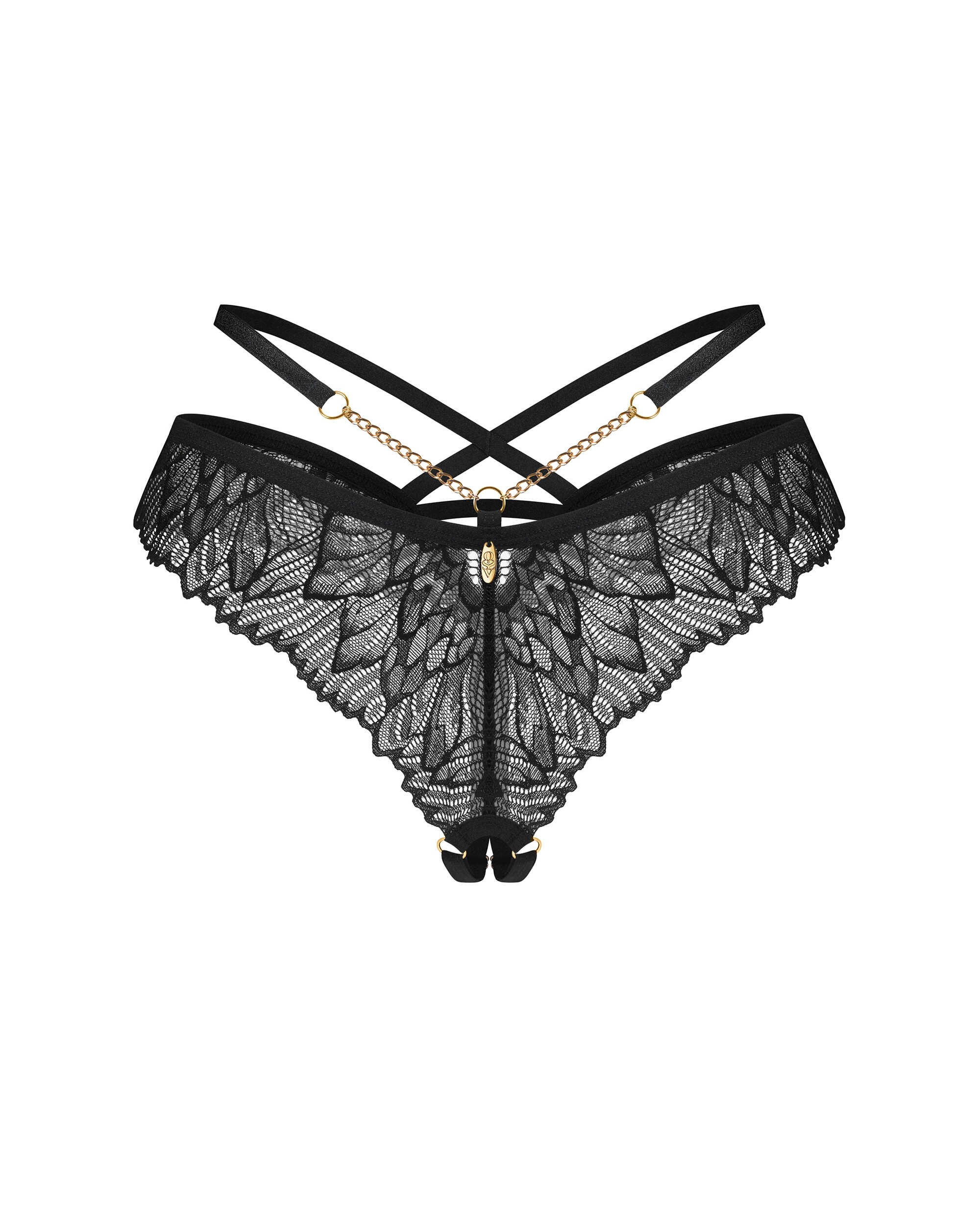 Matildea string ouvert noir