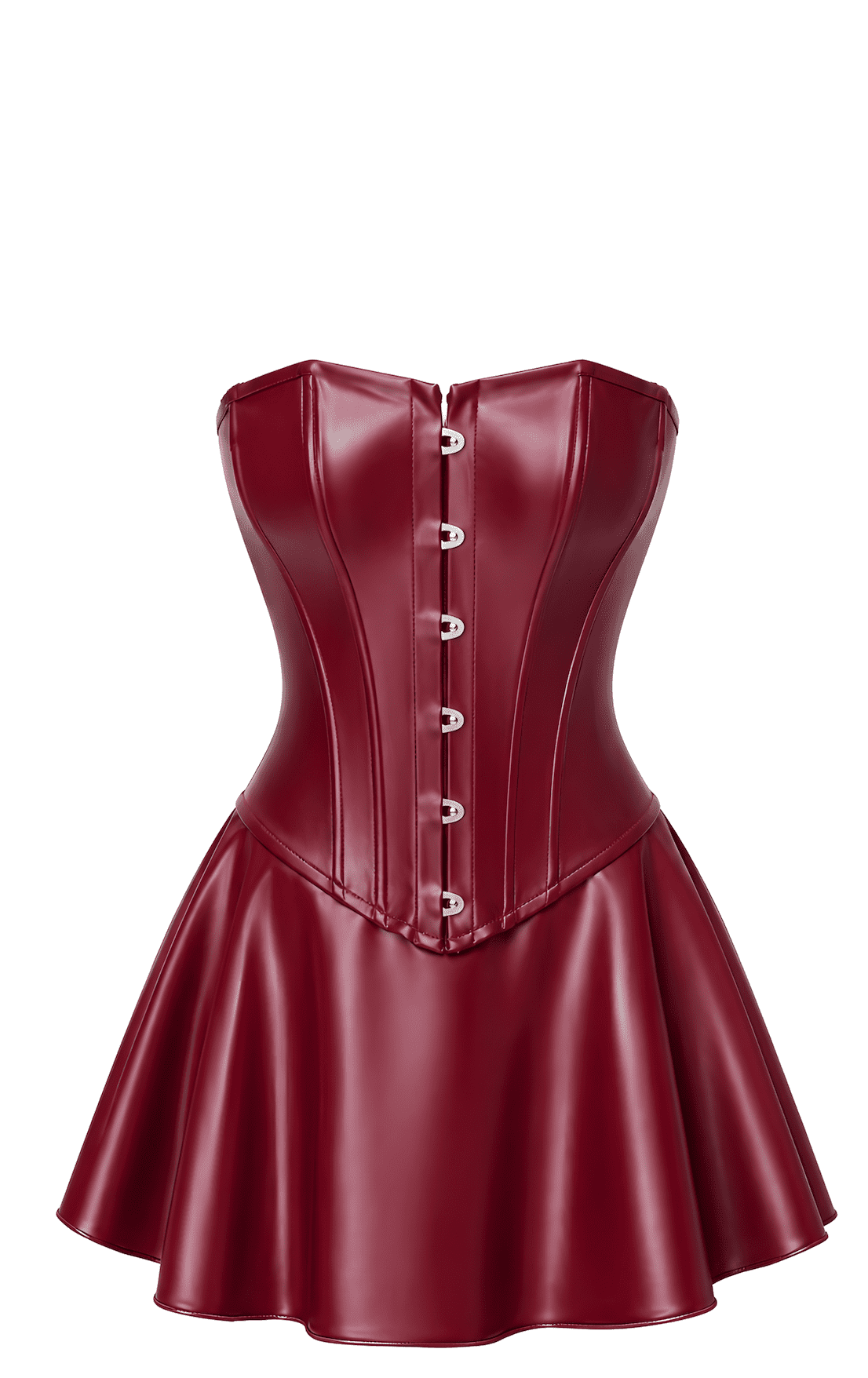 F397 Dark romance corset mini robe