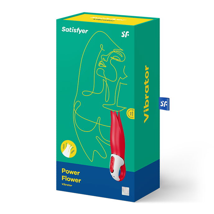 Satisfyer Vibes Power Flower – Rouge