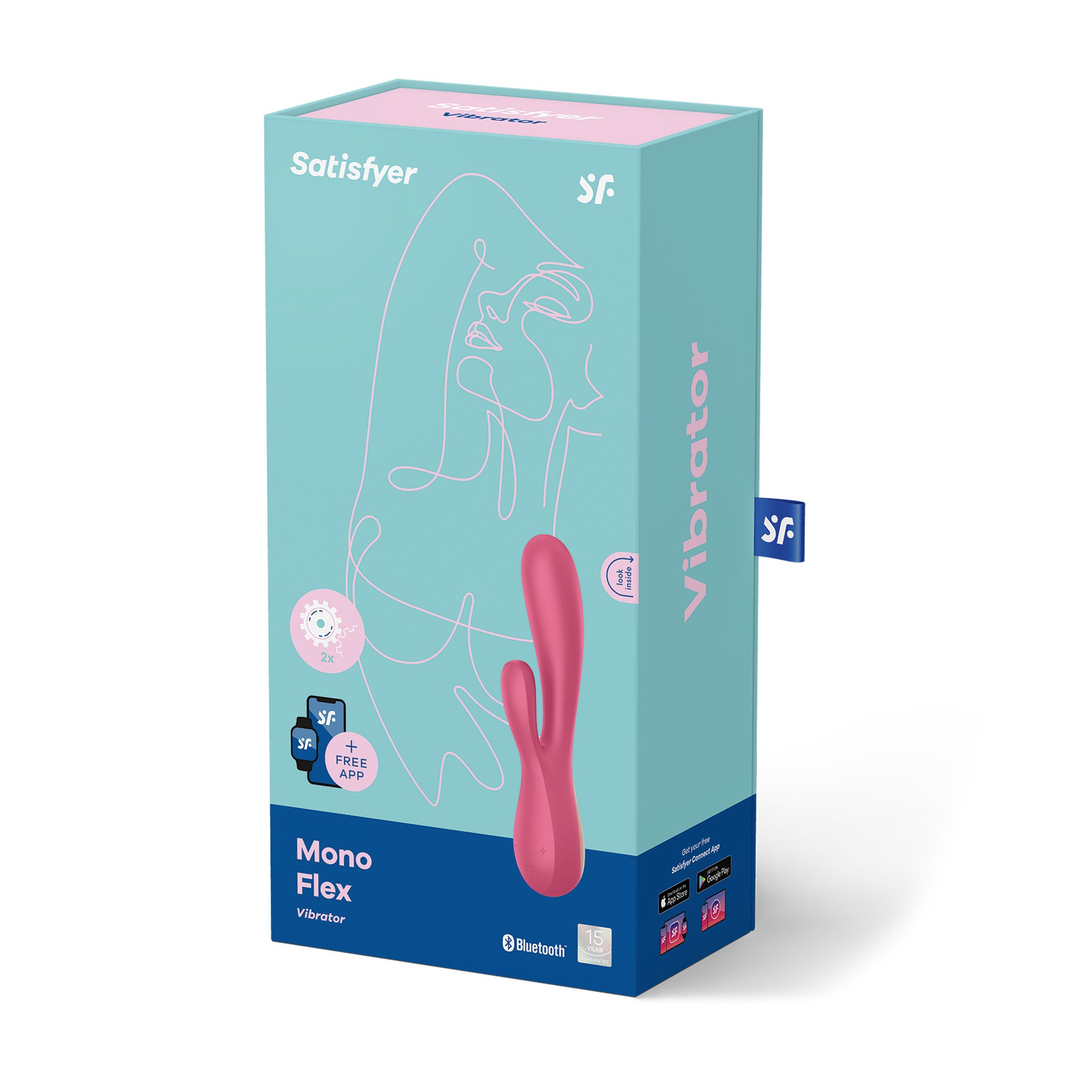 Satisfyer Mono Flex connecté – Rouge