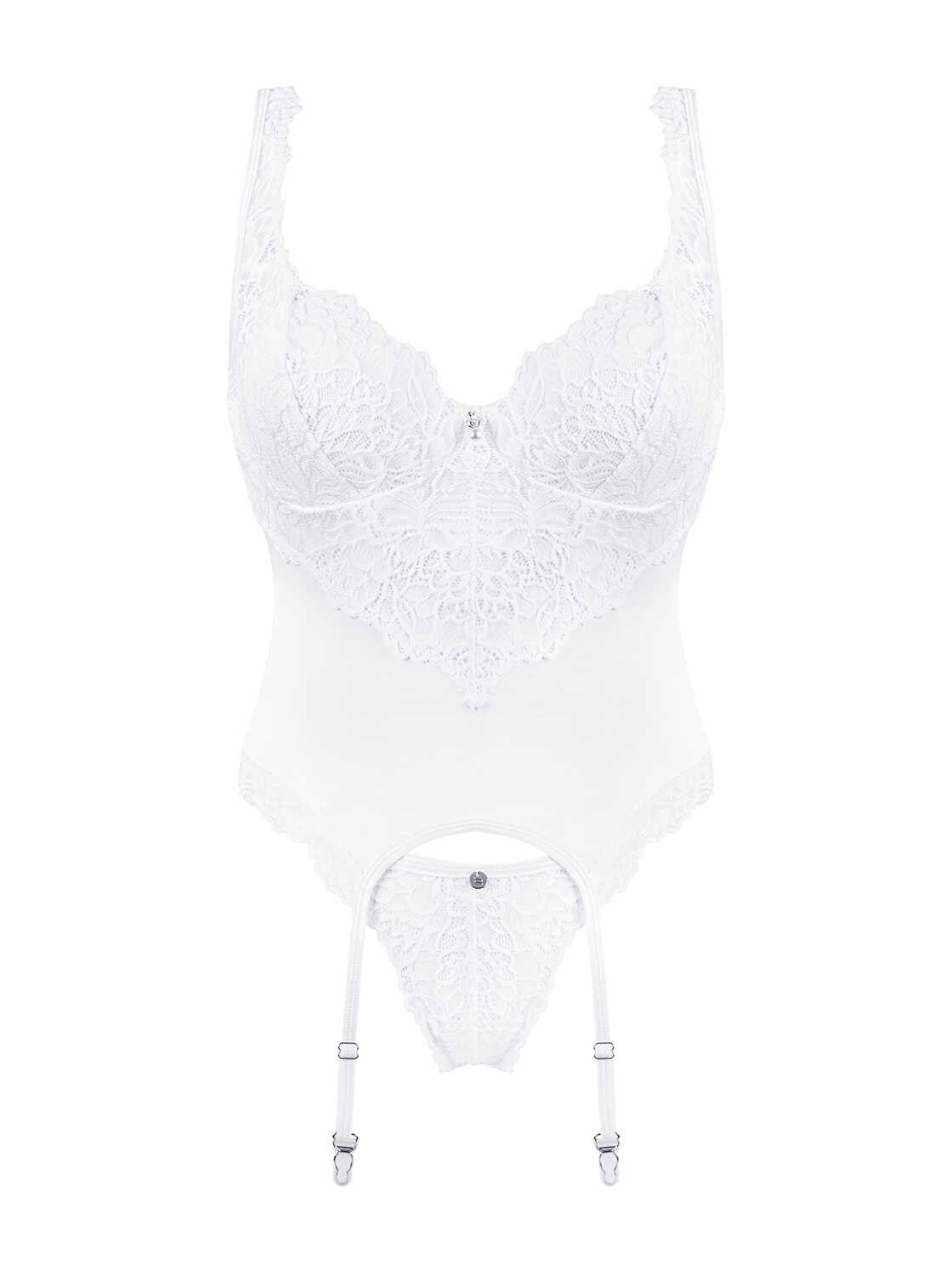 Corset et string blanc Amor Blanco