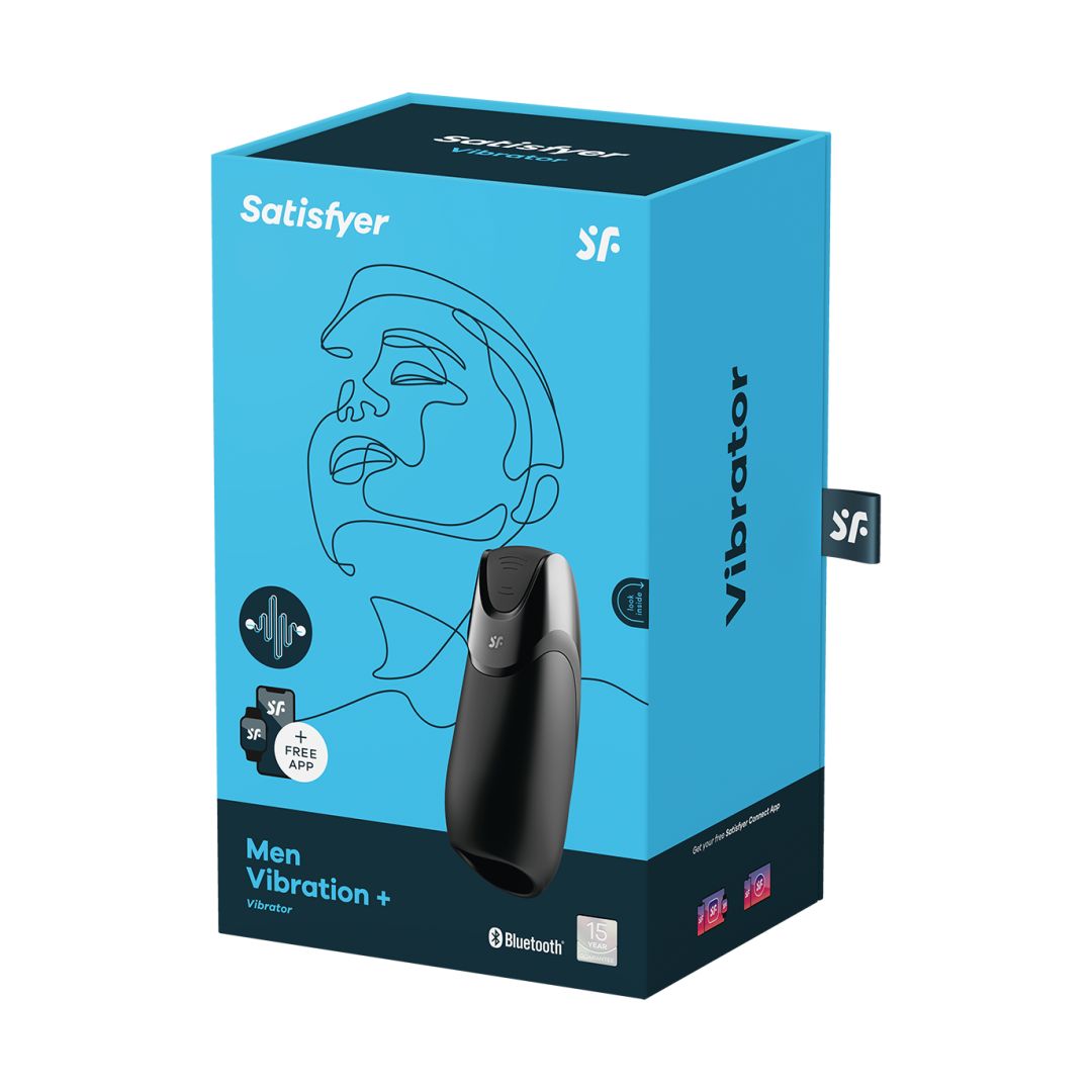 Satisfyer Men Vibration+ Connect App – Noir