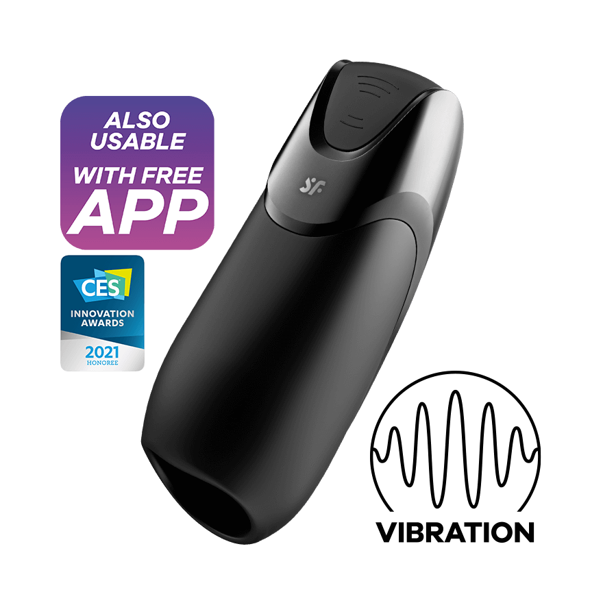 Satisfyer Men Vibration+ Connect App – Noir