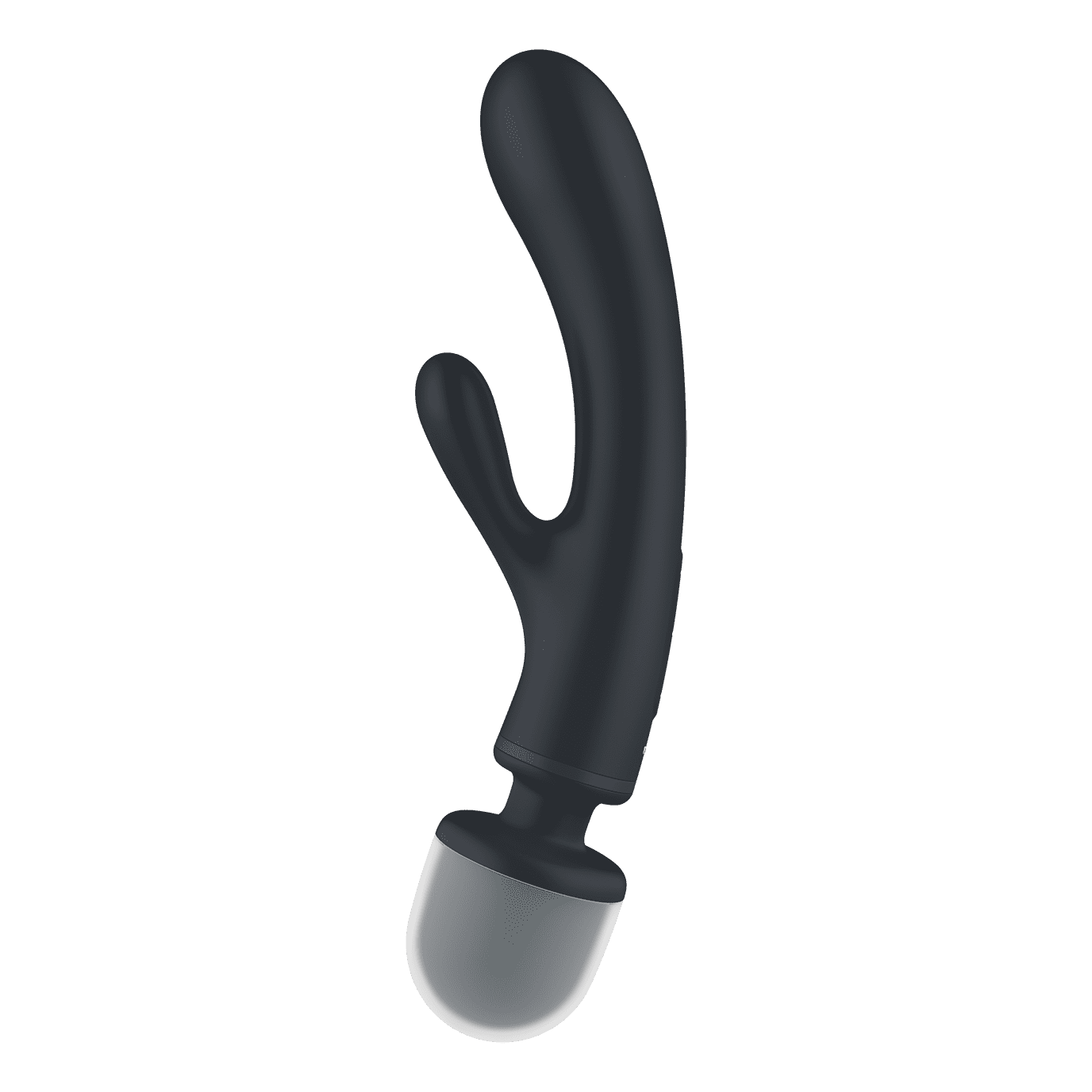 Satisfyer Triple Lover – Rabbit et wand – Noir