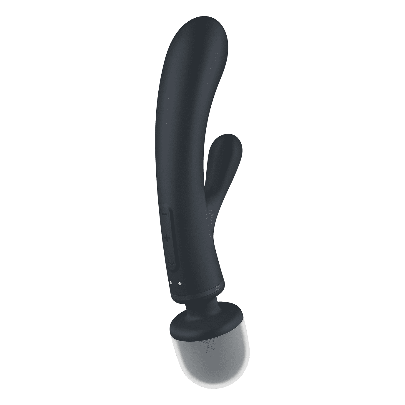 Satisfyer Triple Lover – Rabbit et wand – Noir