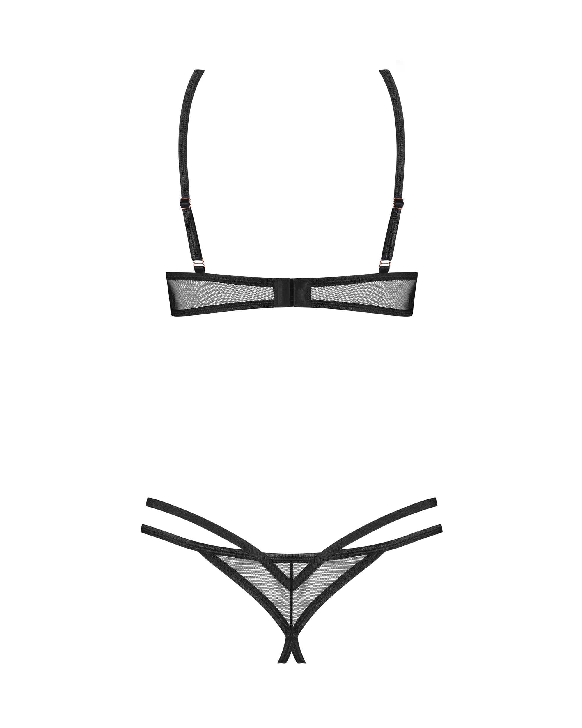 Euridia ensemble ouvert 2 pièces - Noir