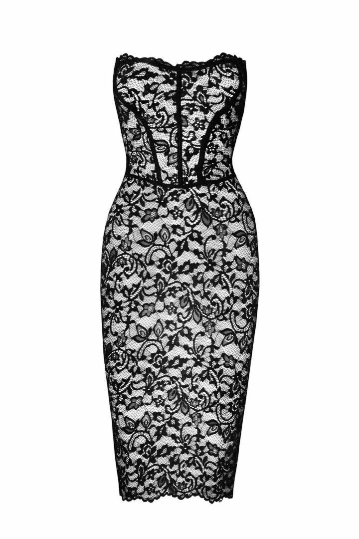 F301 Catalyst - Robe midi à lacets