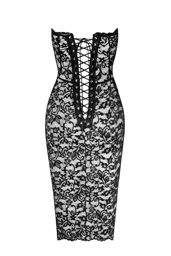F301 Catalyst - Robe midi à lacets