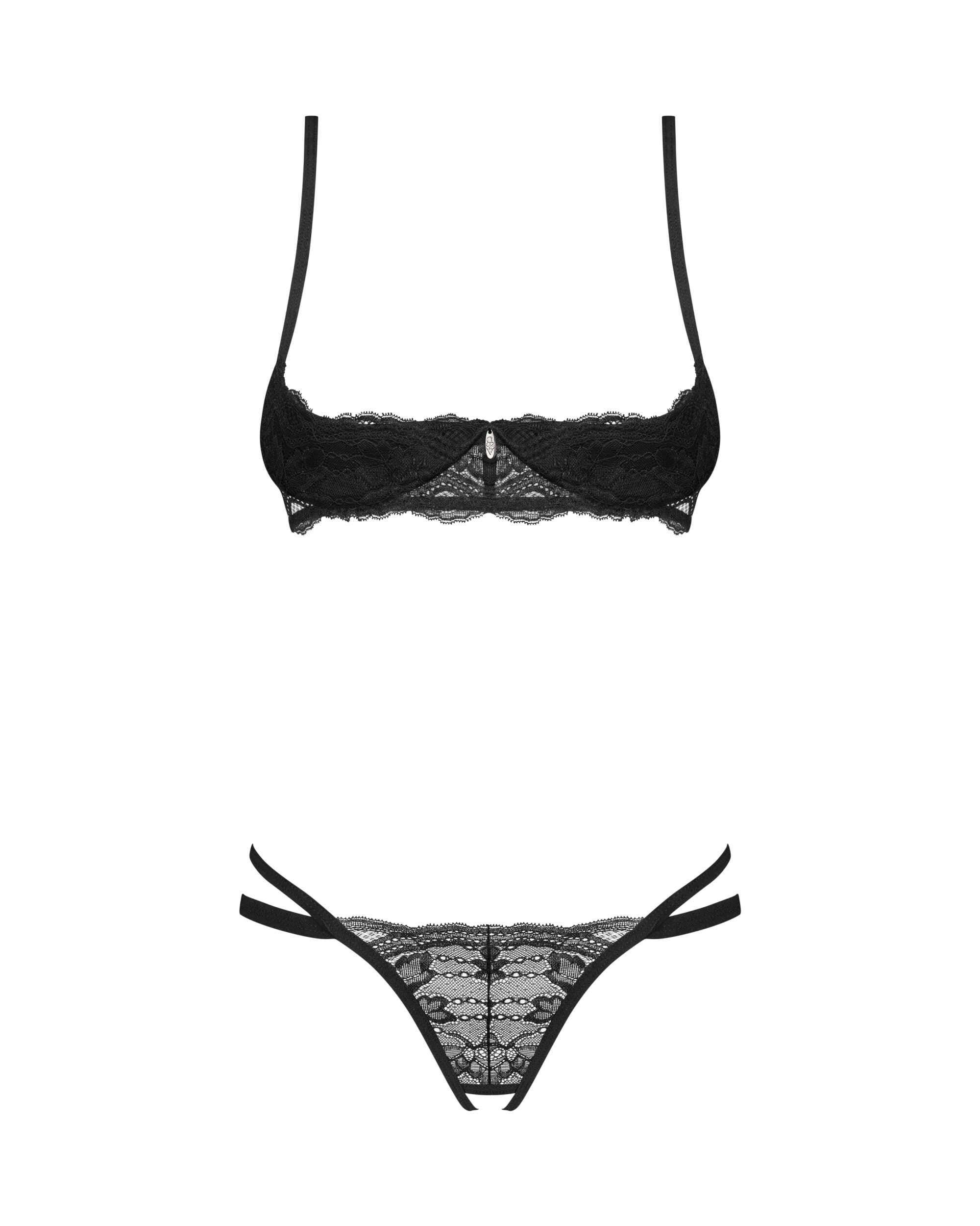 Nutris ensemble ouvert 2 pièces - Noir