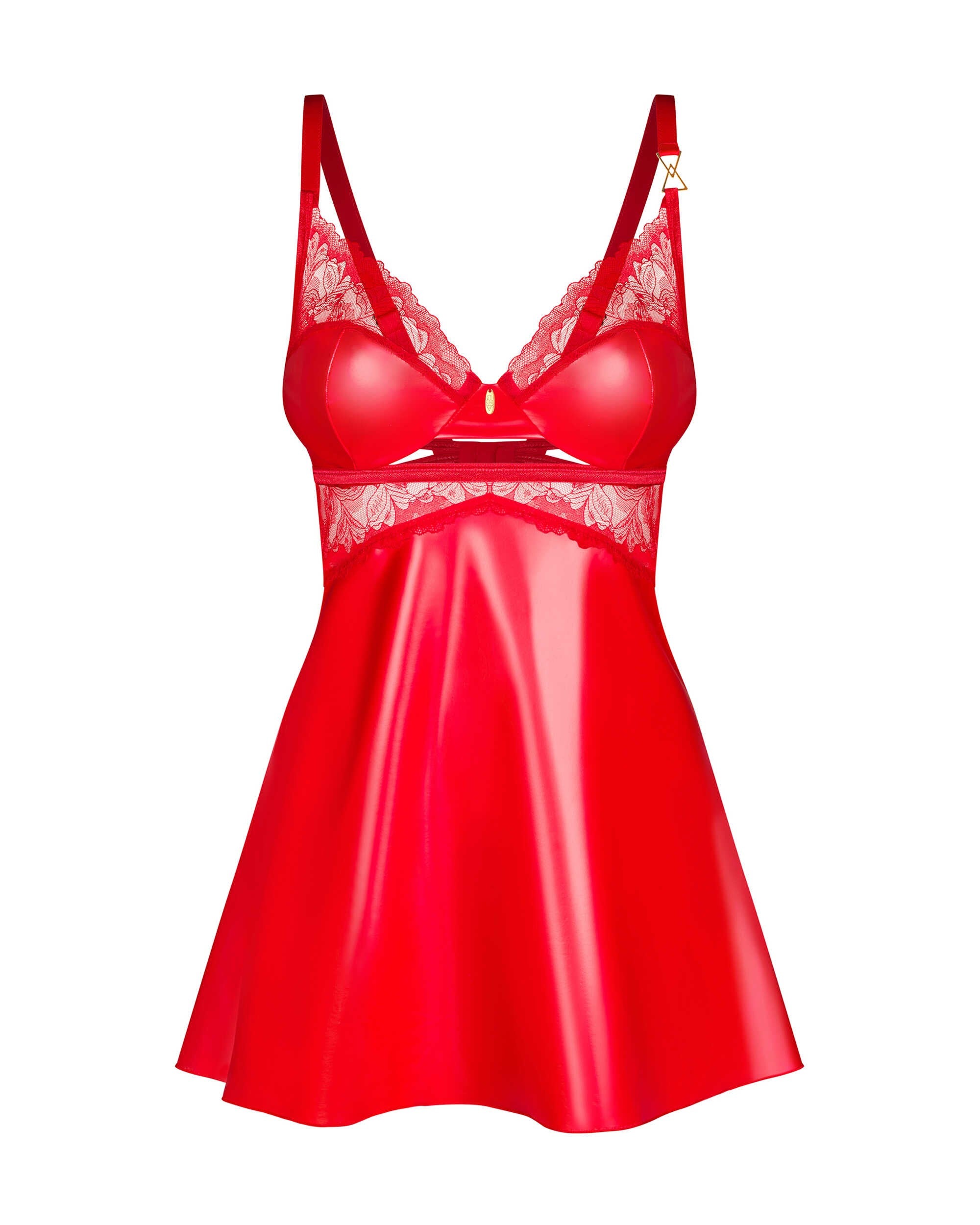 Aliosa nuisette et string - Rouges