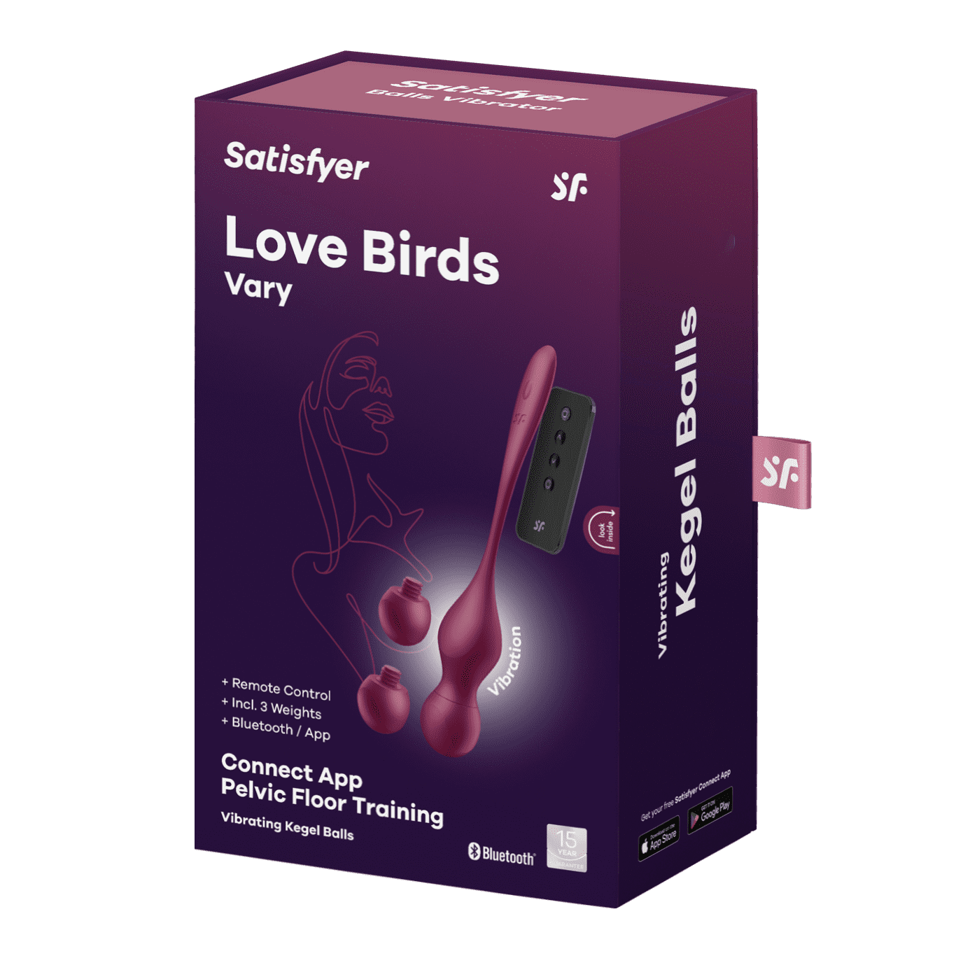 Satisfyer Love Birds Vary Connect App – Boules de geisha connectées