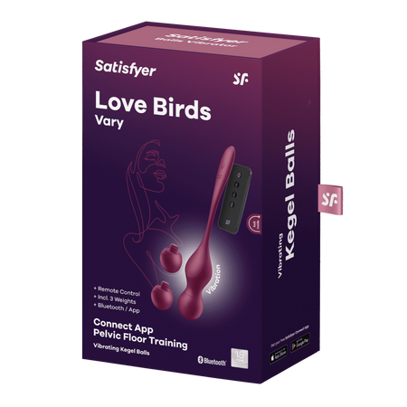 Satisfyer Love Birds Vary Connect App – Boules de geisha connectées