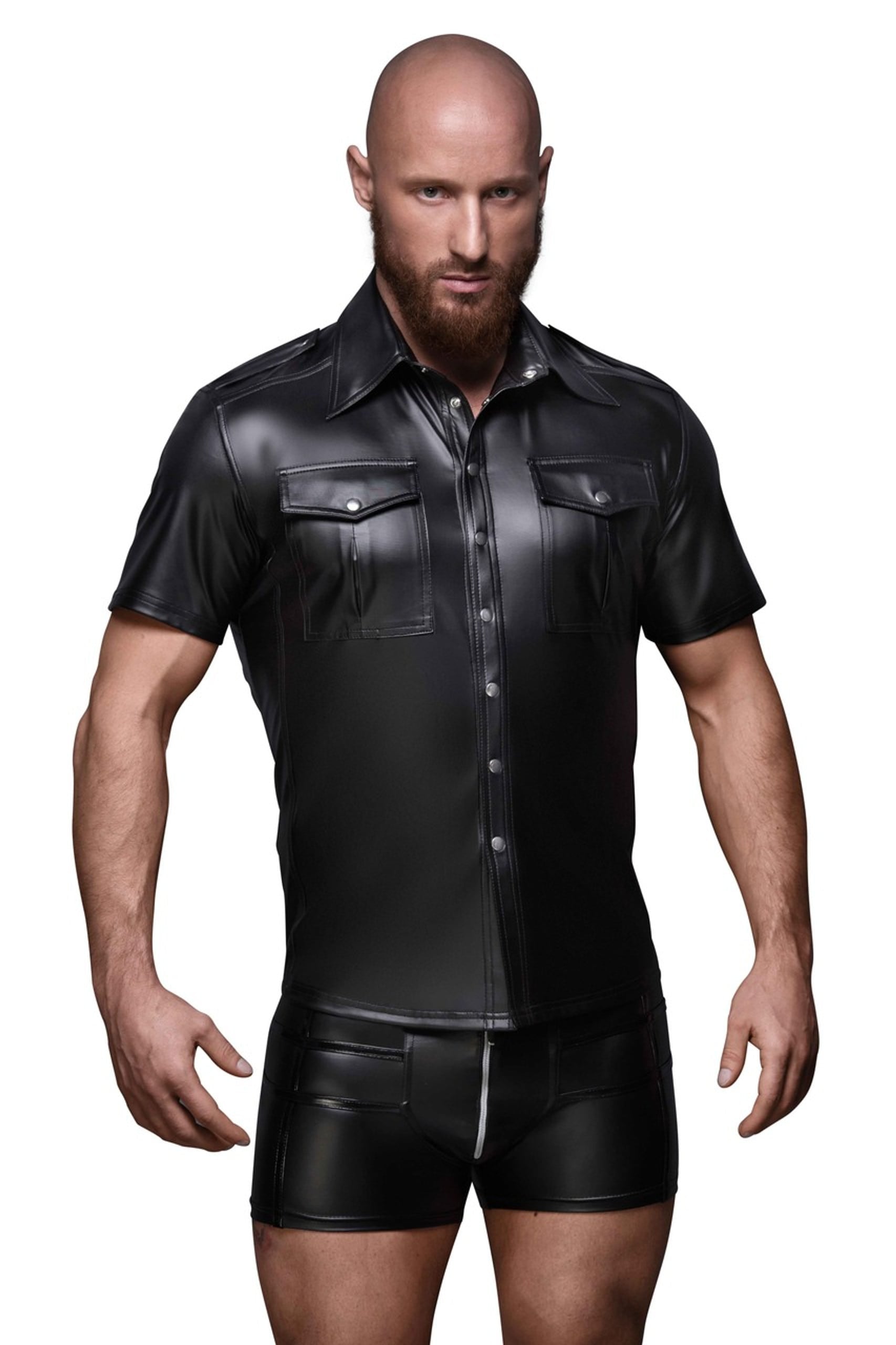 H011 Chemise homme avec poches avant