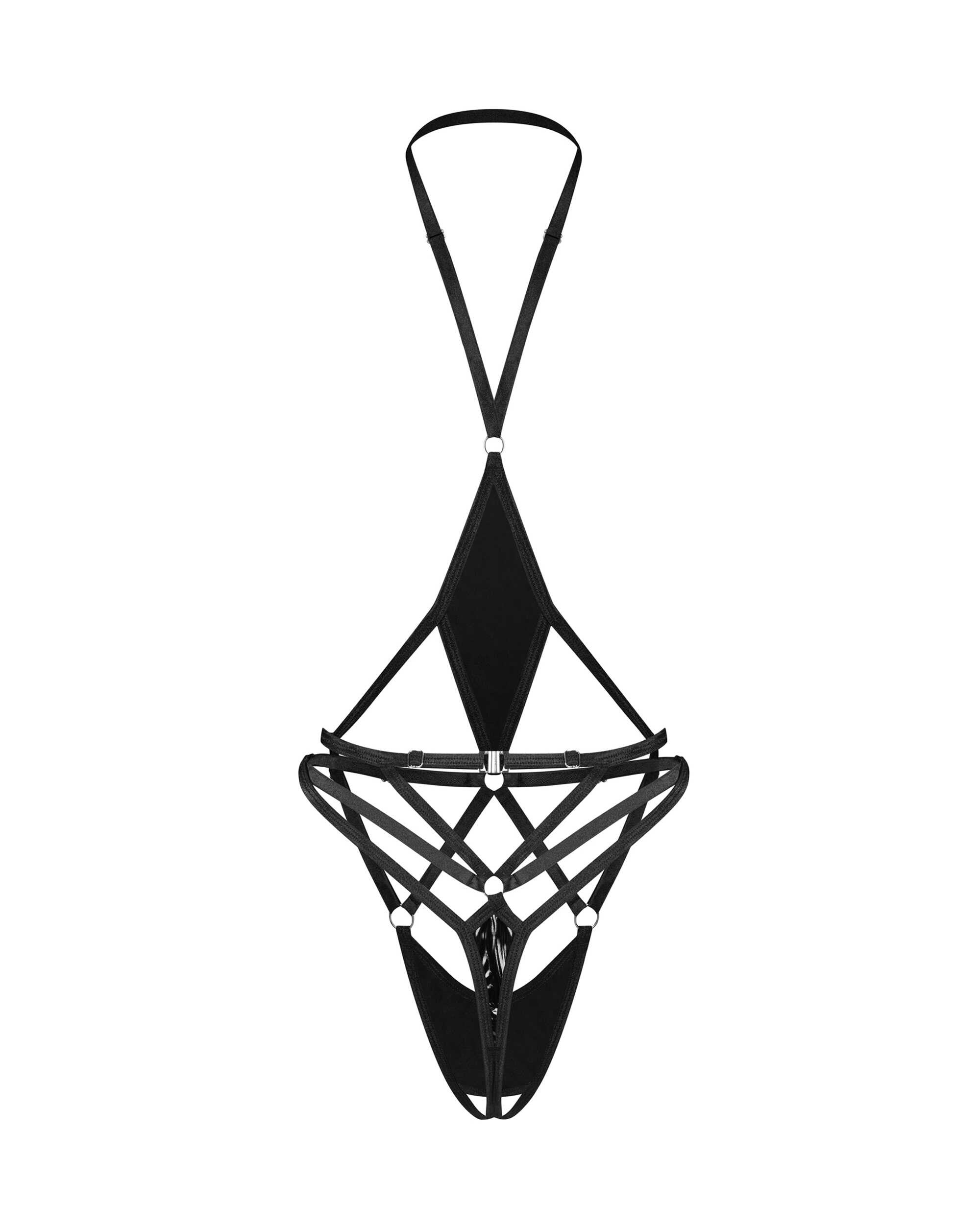 Keira Lise body ouvert noir