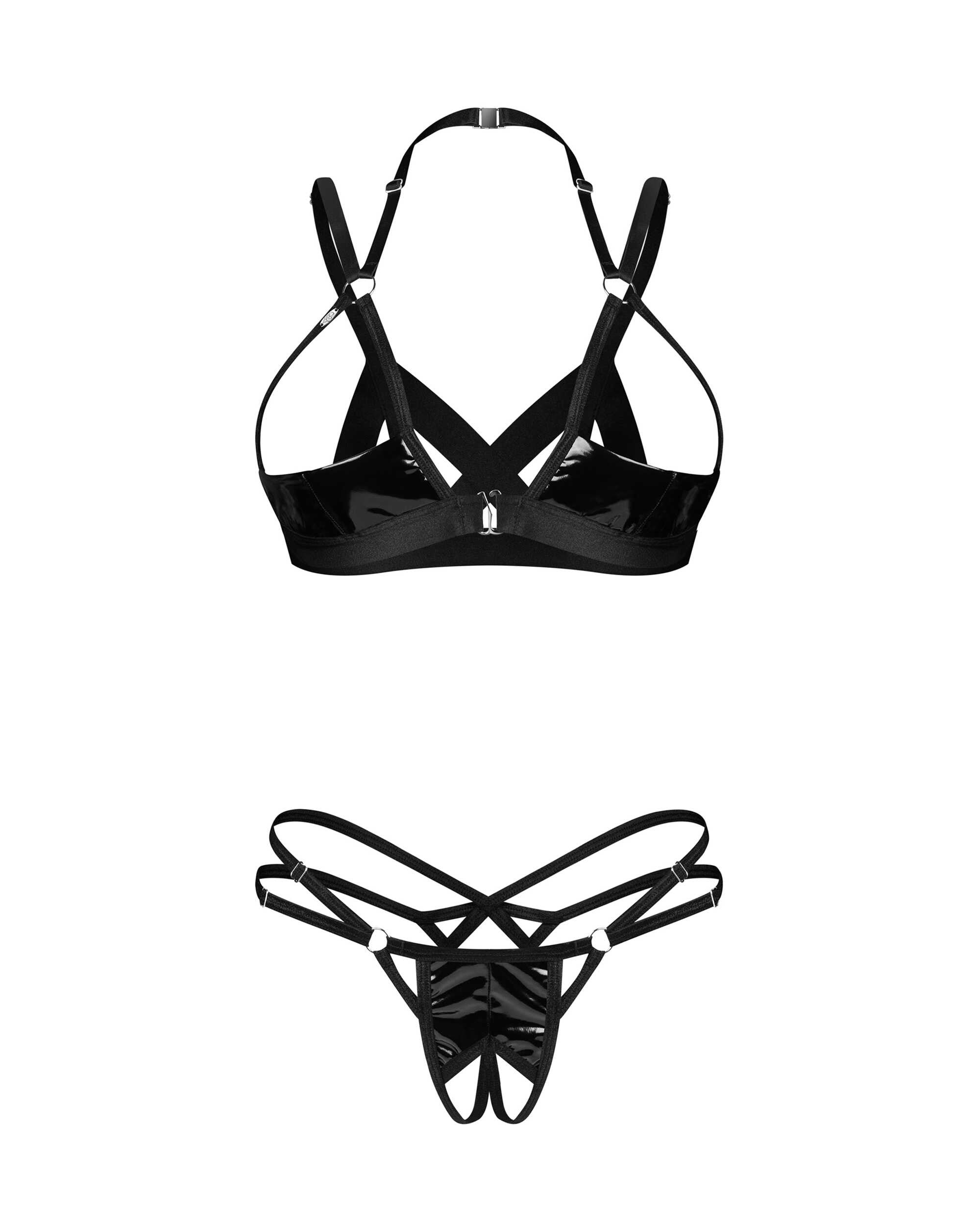 Keira Lise OB5468;5901688265468;Keira Lise ensemble lingerie ouvert noir"