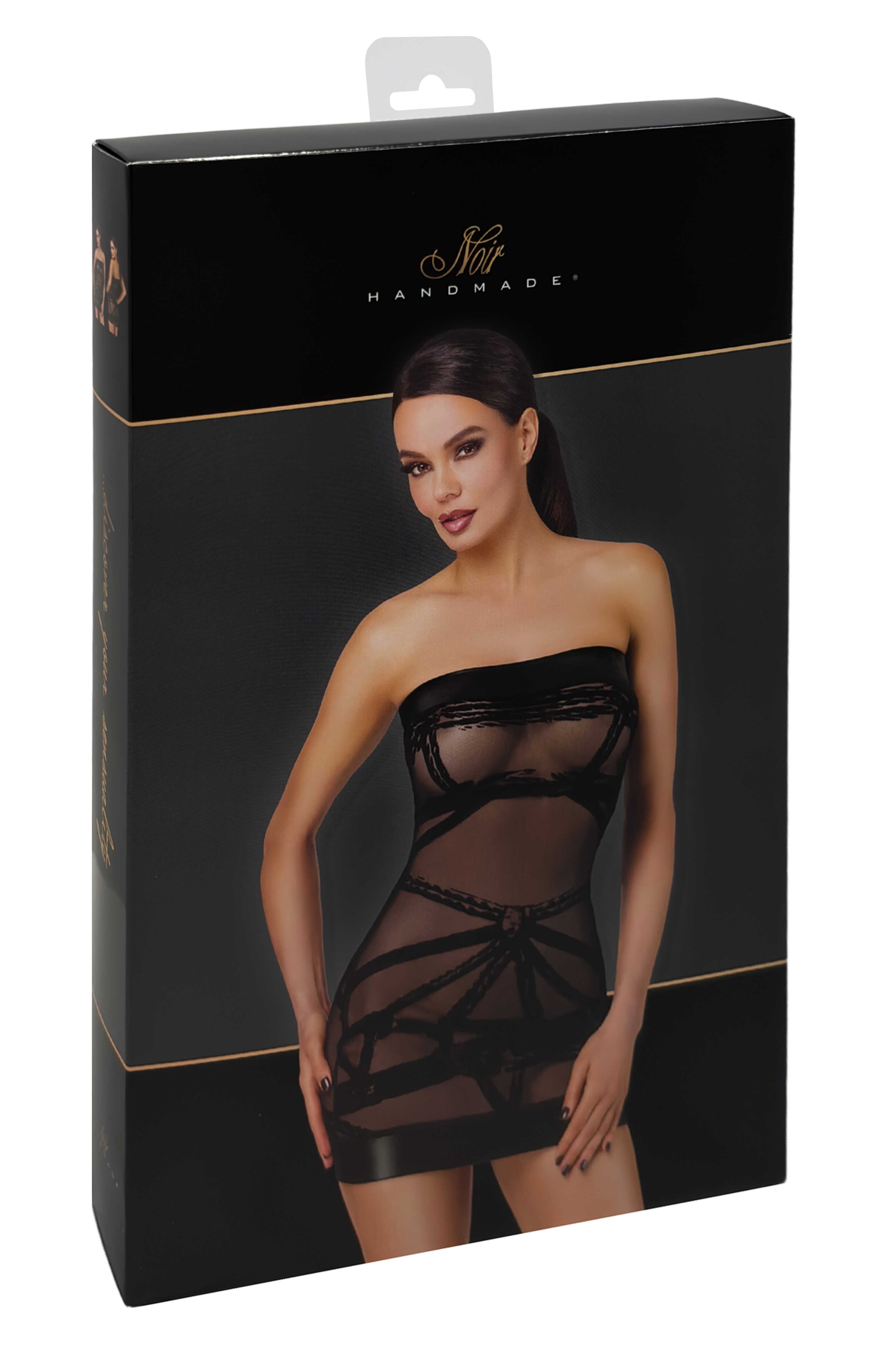 F359 Bondesque Mini robe épaule dénudée