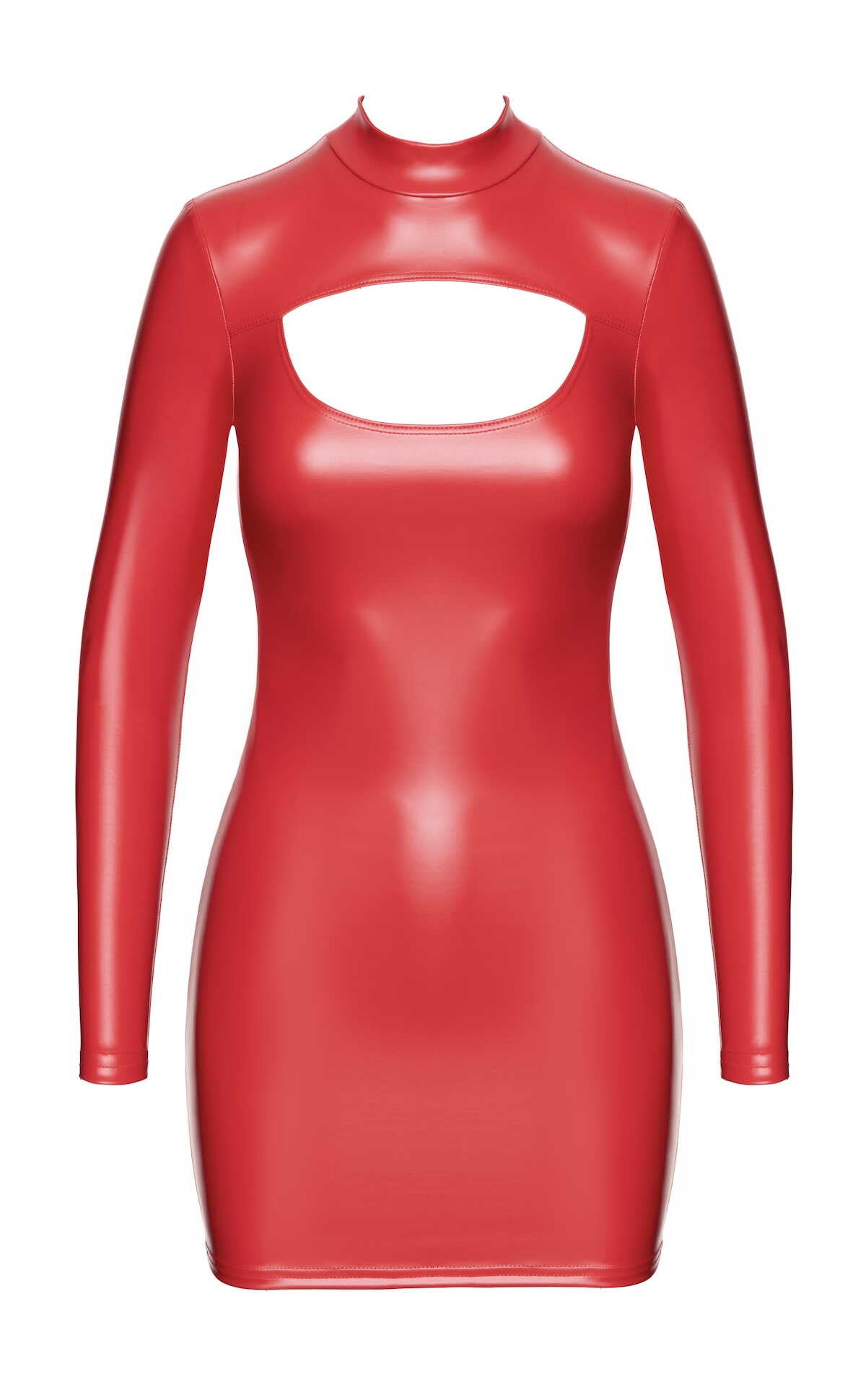 F367 Bombshell Robe Moulante ouverte Red