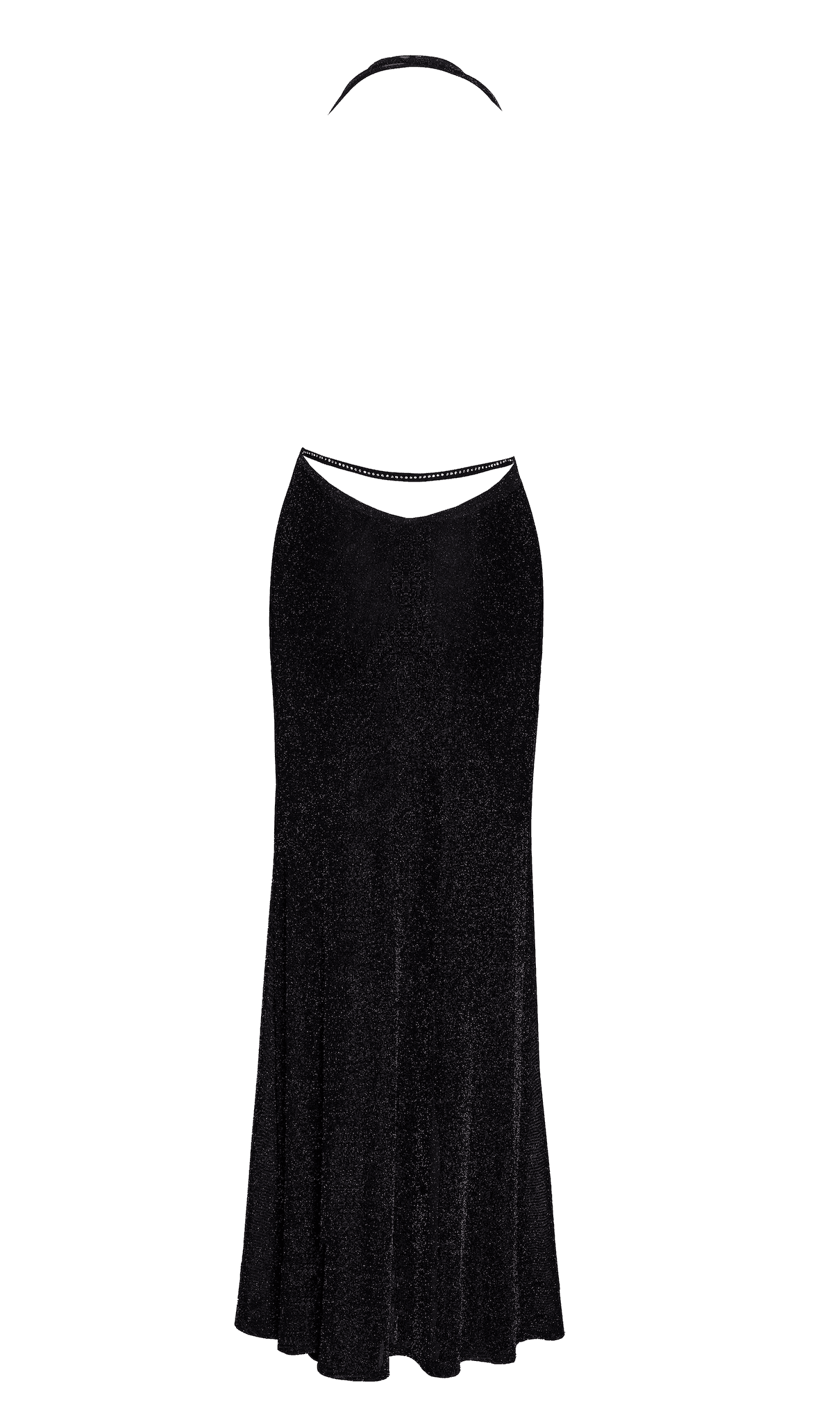 F373 Onyx Robe longue liquide
