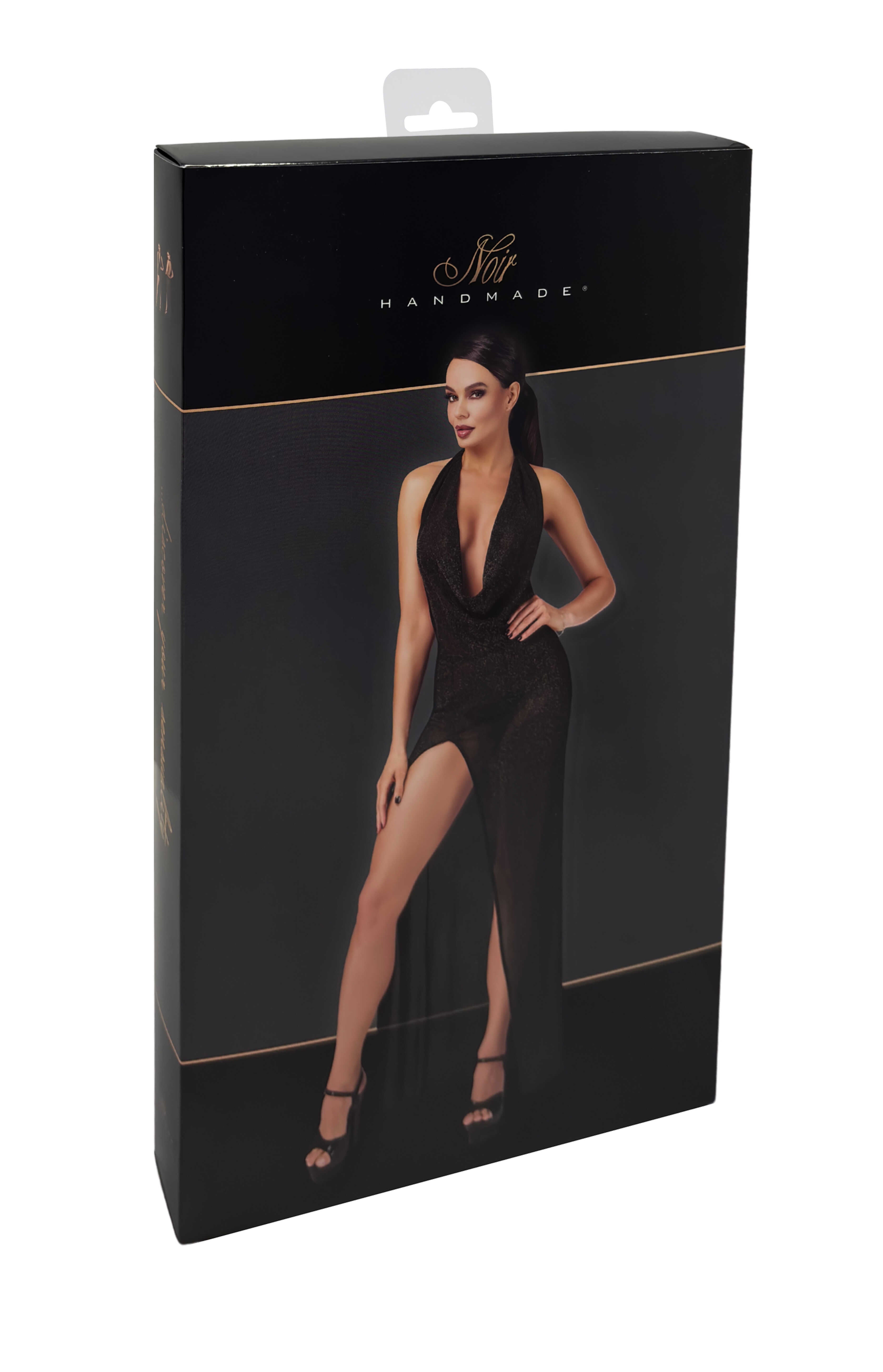 F373 Onyx Robe longue liquide