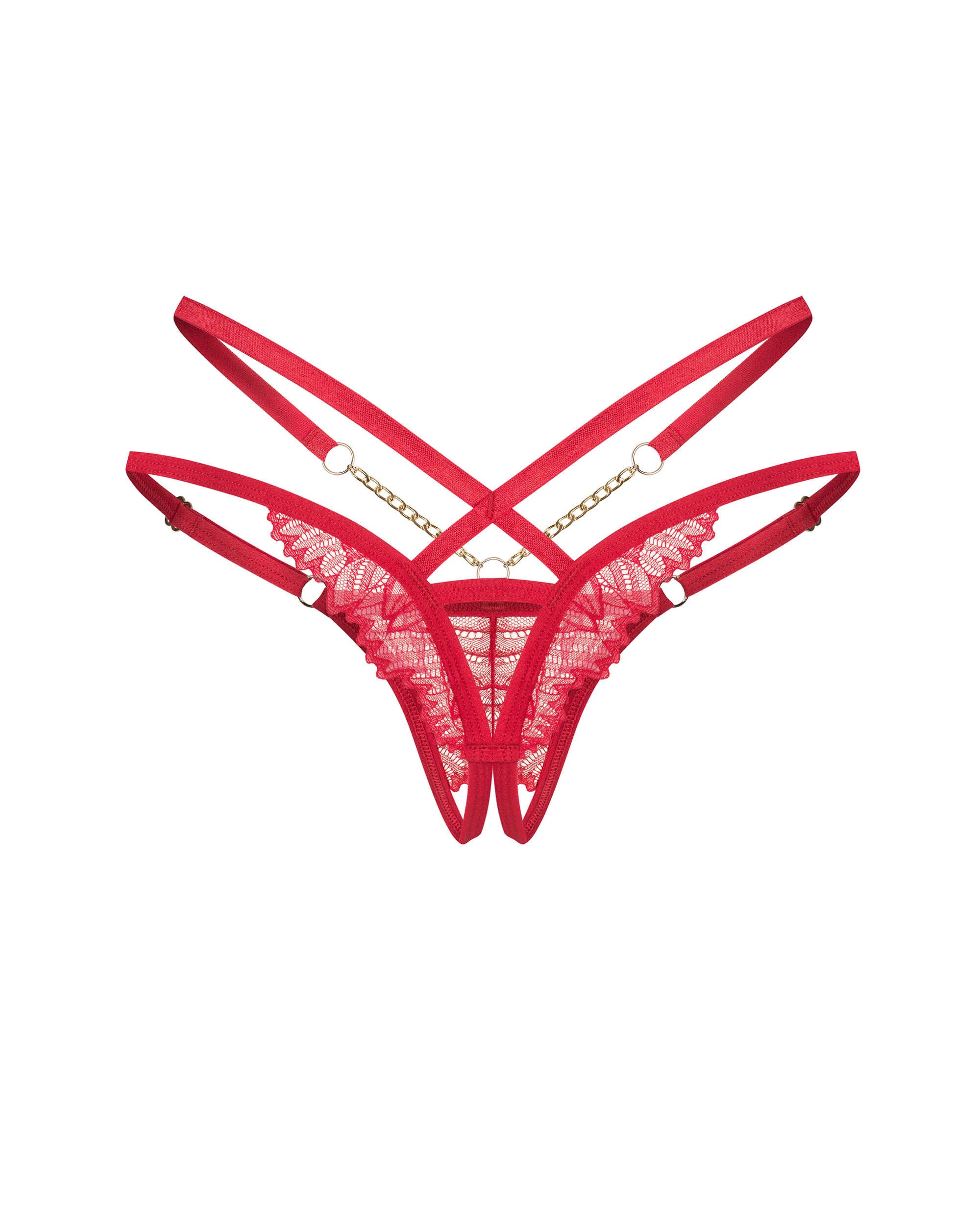 Matildea string ouvert rouge