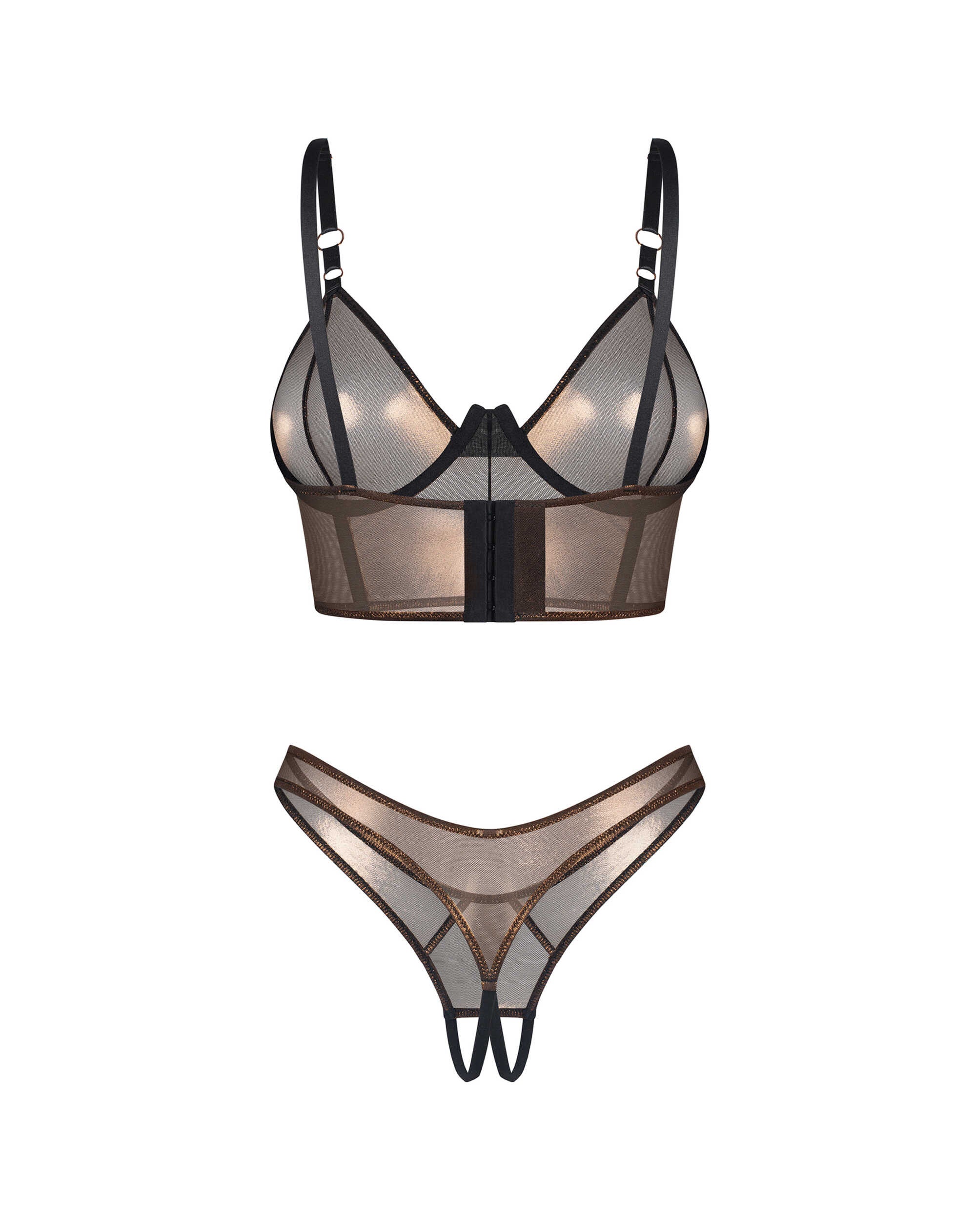 Soranna top et string ouvert