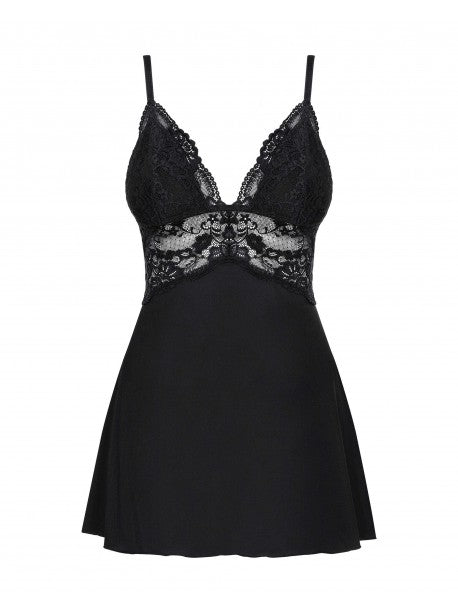 810-BAB- Babydoll - Noir / Blanc