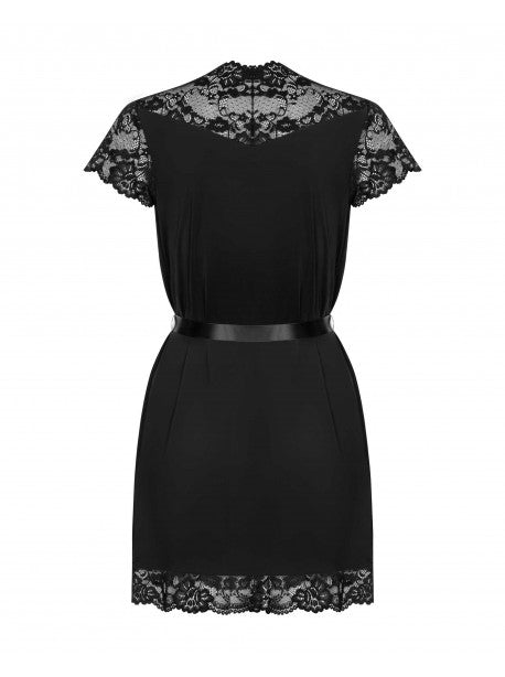 810-PEI- Peignoir - Noir