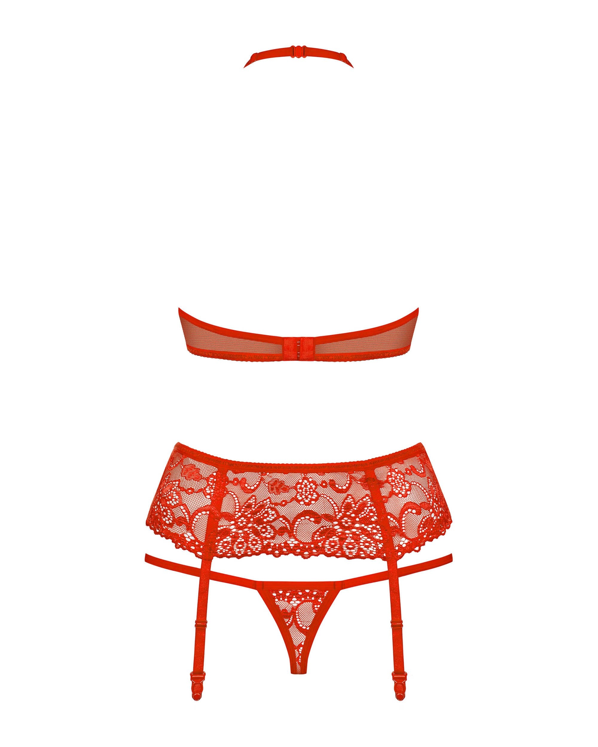 838-SEG- Ensemble 3 pcs Noir / Rouge