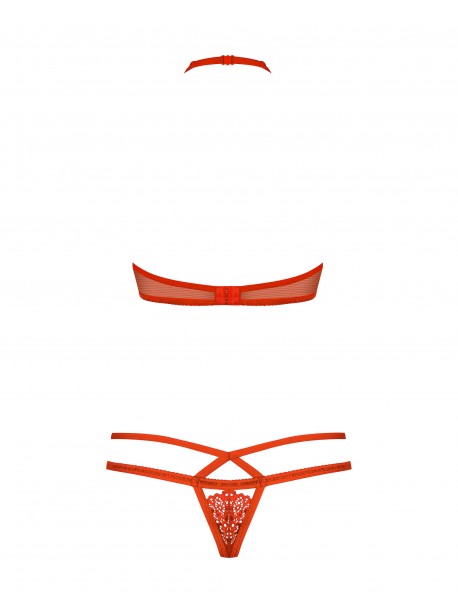 838-SET- Ensemble 2 pcs Noir / Rouge