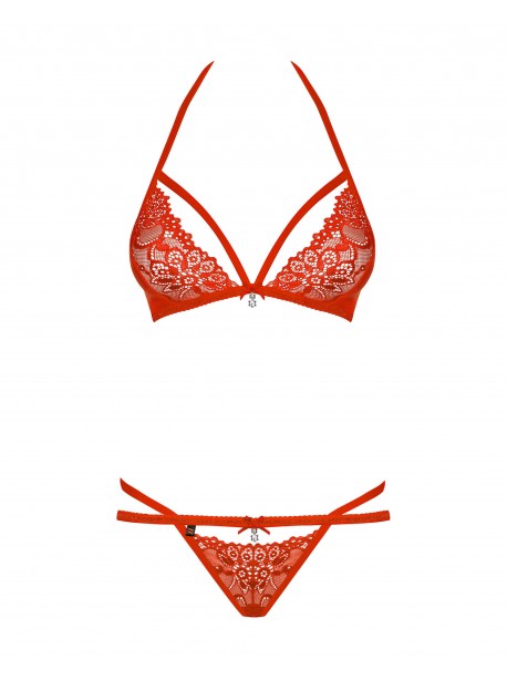 838-SET- Ensemble 2 pcs Noir / Rouge