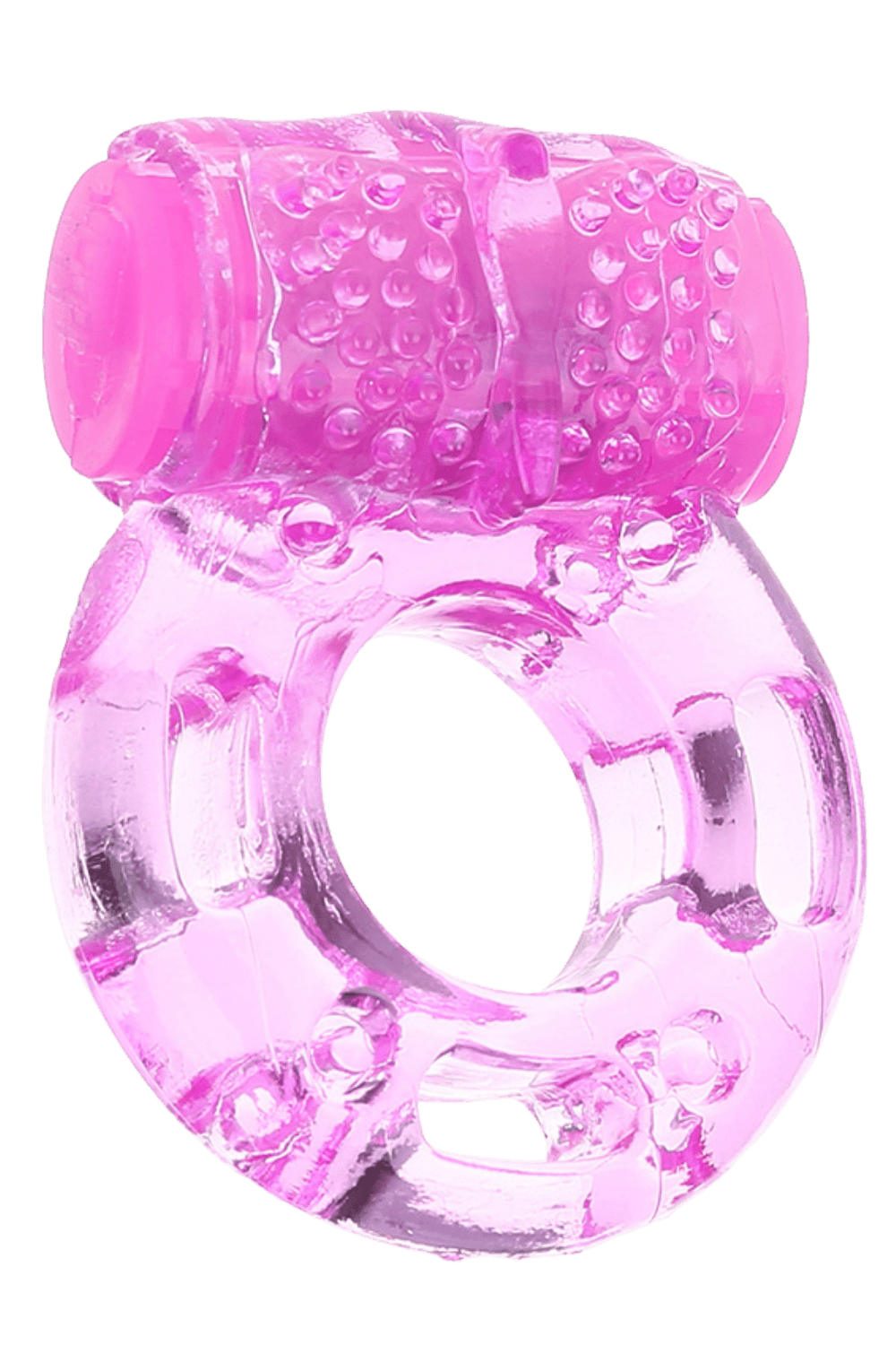 Anneau Pénien Vibrant Jelly Rose 1 dosette de lubrifiant — Pocket Pleasure