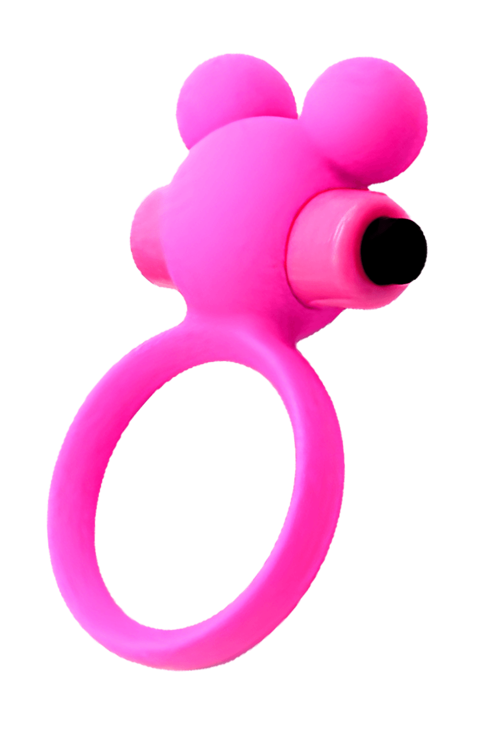 Anneau Vibrant Ourson Rose 1 dosette de lubrifiant — Pocket Pleasure