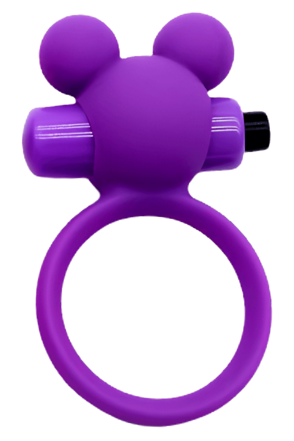 Anneau Vibrant Ourson Violet 1 dosette de lubrifiant — Pocket Pleasure
