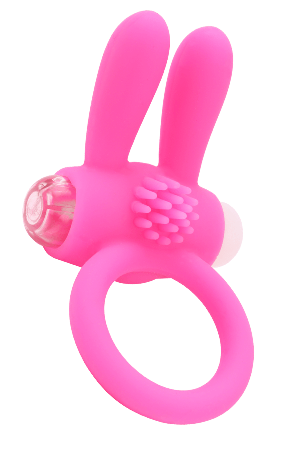 Anneau Vibrant Rabbit Rose Silicone 1 dosette de lubrifiant — Pocket Pleasure