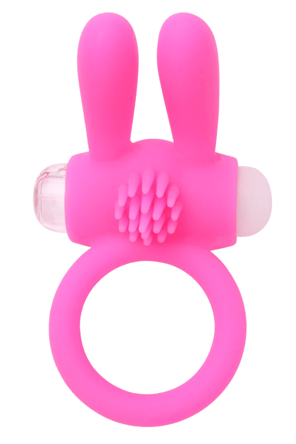 Anneau Vibrant Rabbit Rose Silicone 1 dosette de lubrifiant — Pocket Pleasure