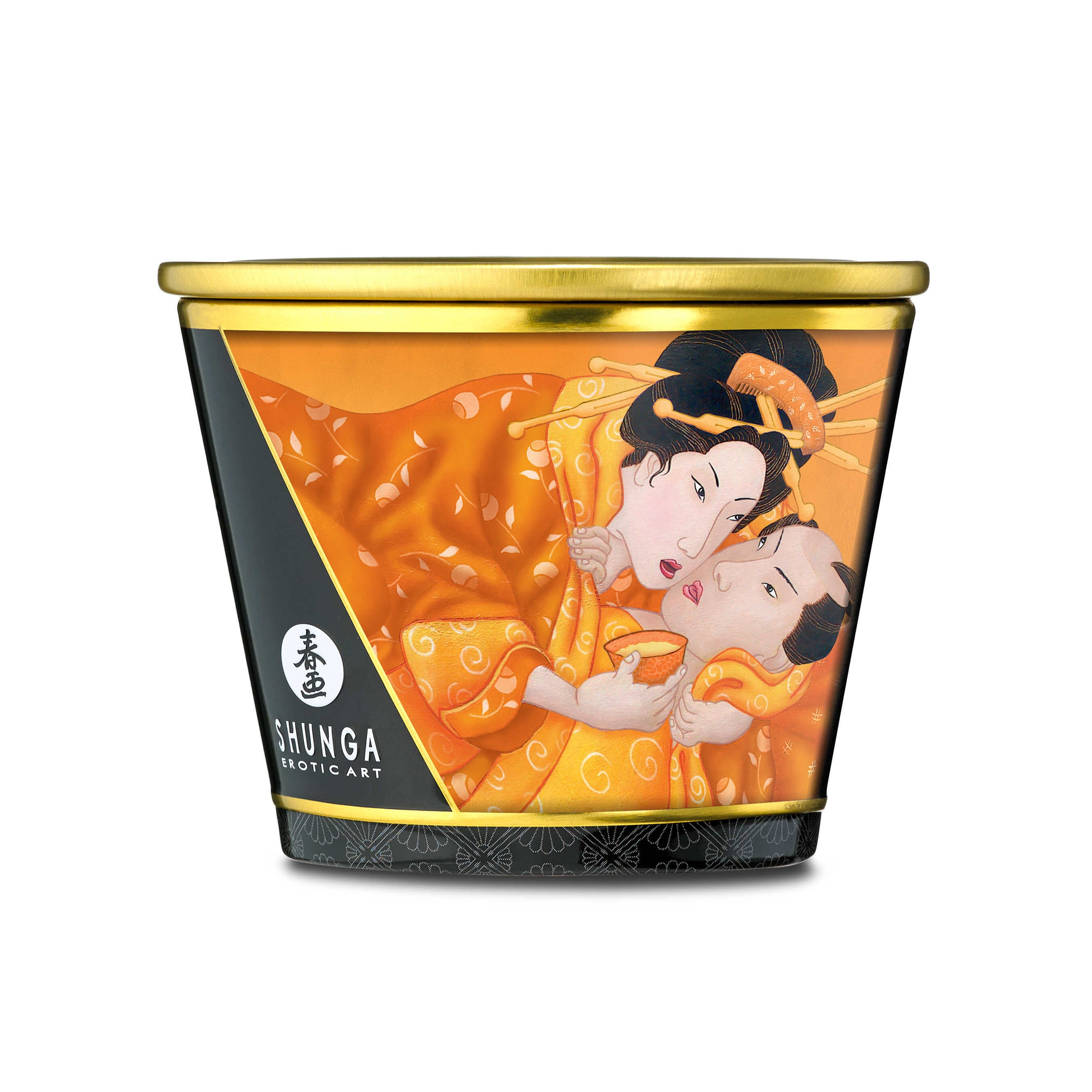 Bougie de massage lueur et caresses - Mangue