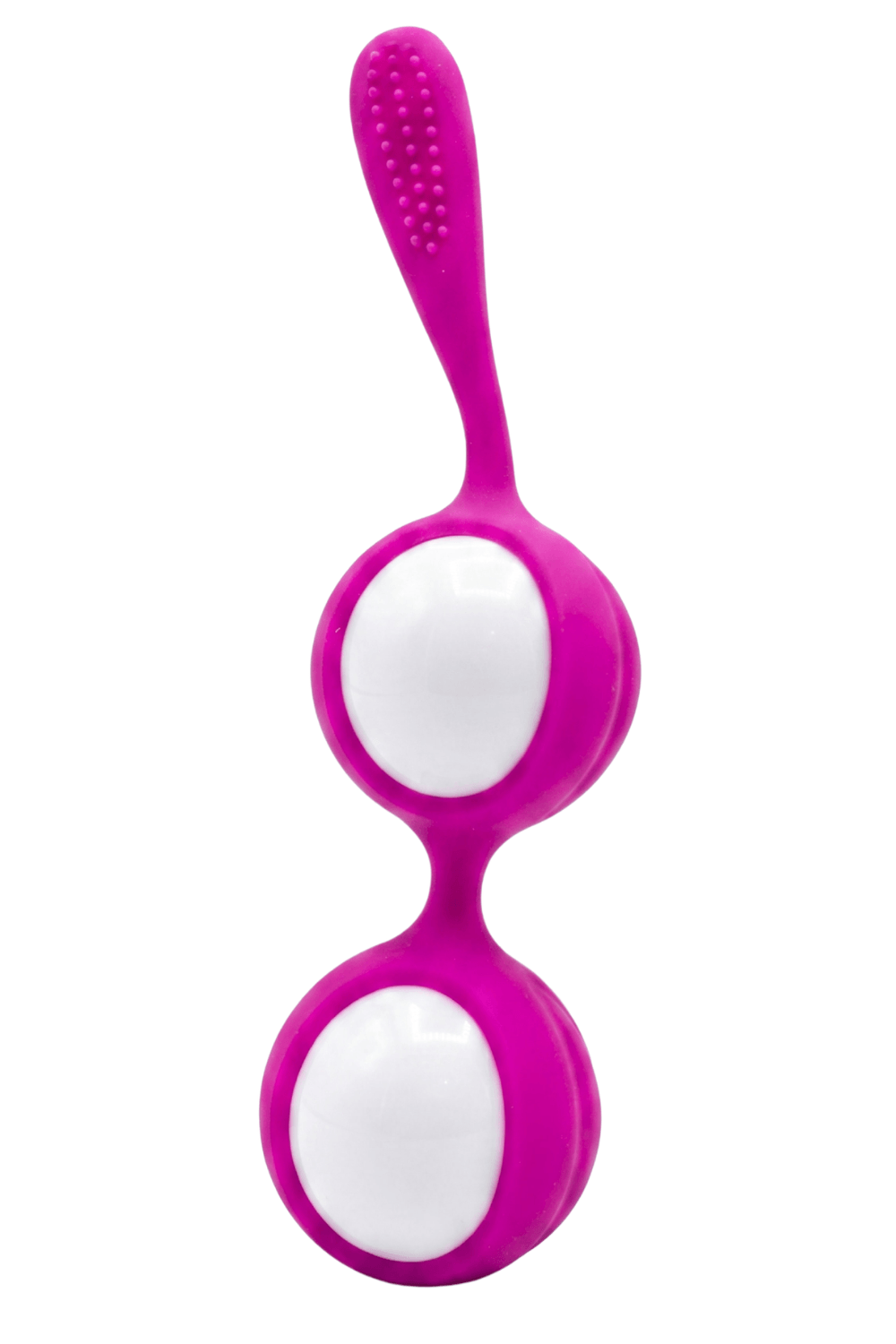 Boules de Geisha Fuchsia Silicone 1 dosette lubrifiant — Pocket Pleasure