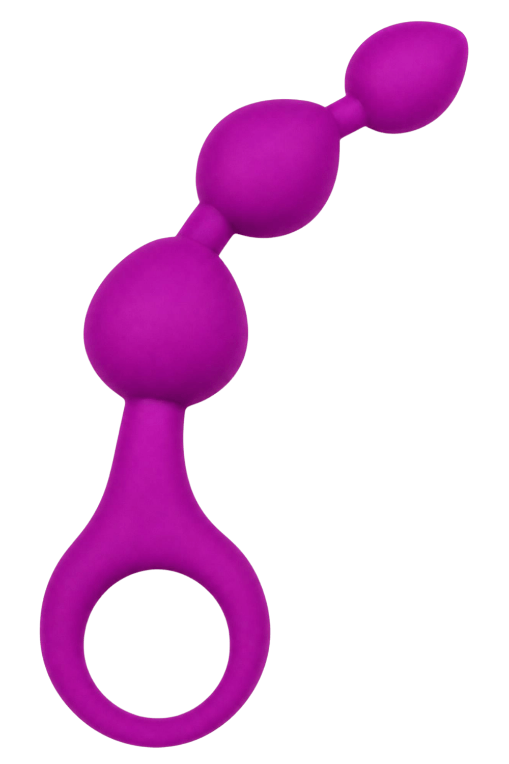 Chapelet Anal 3 Boules Fuchsia Silicone 1 dosette de lubrifiant — Pocket Pleasure