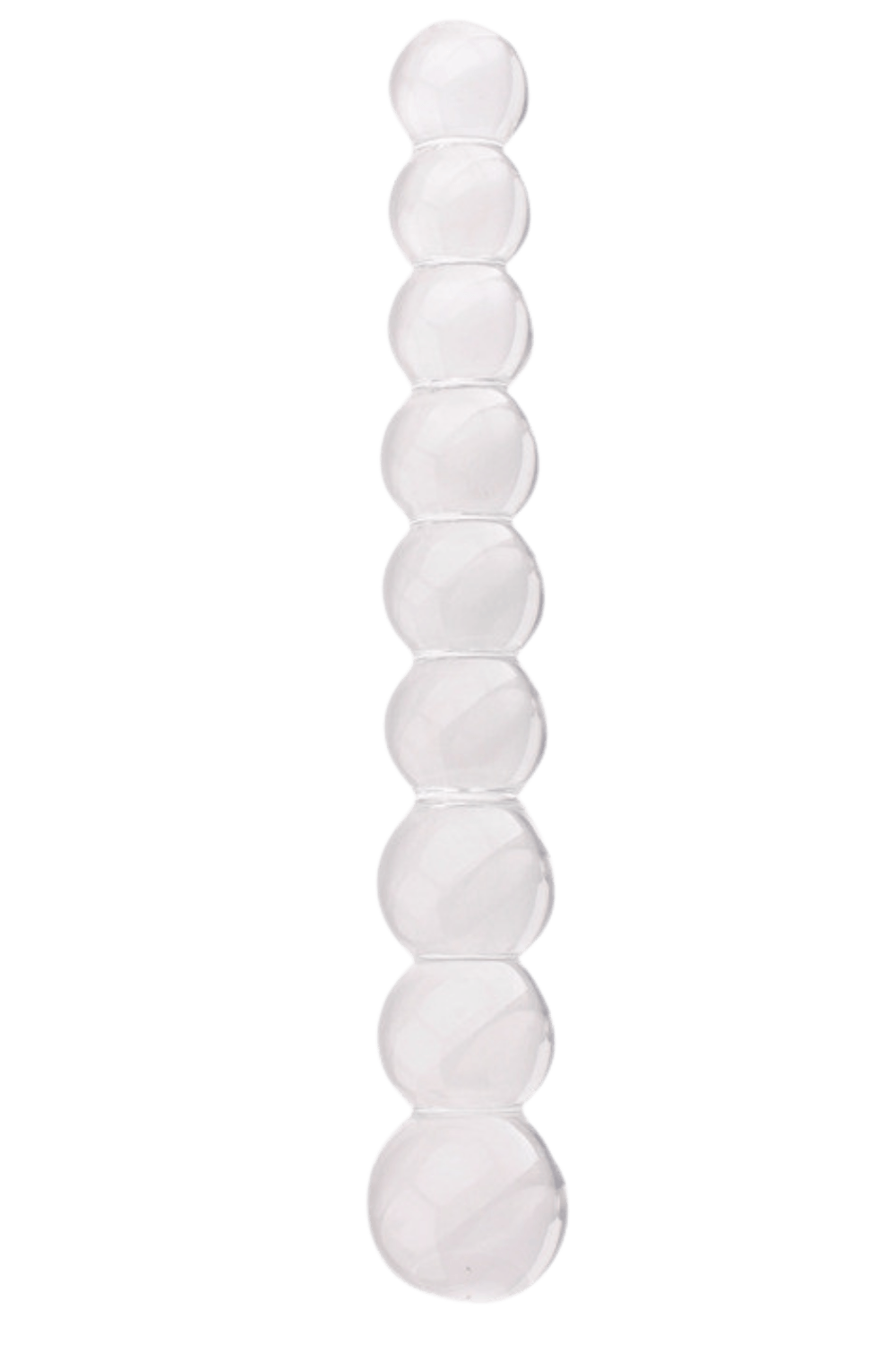 Chapelet Anal en Verre Transparent 1 dosette de lubrifiant — Pocket Pleasure