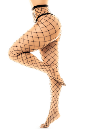 Collant large maille noire -Mpale