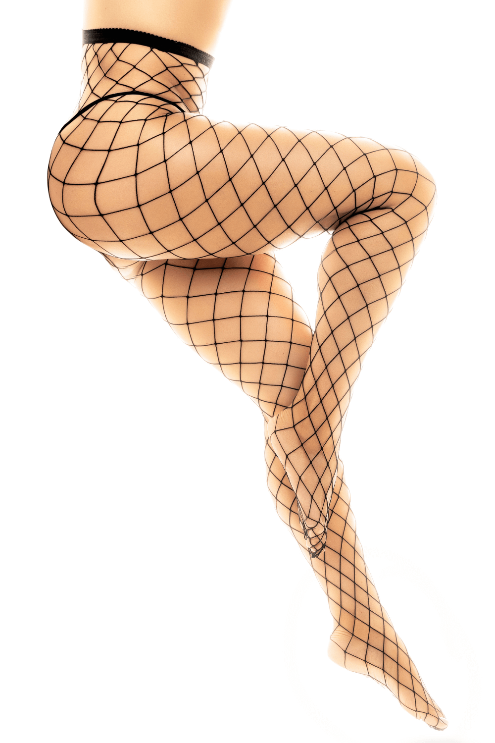 Collant large maille noire -Mpale