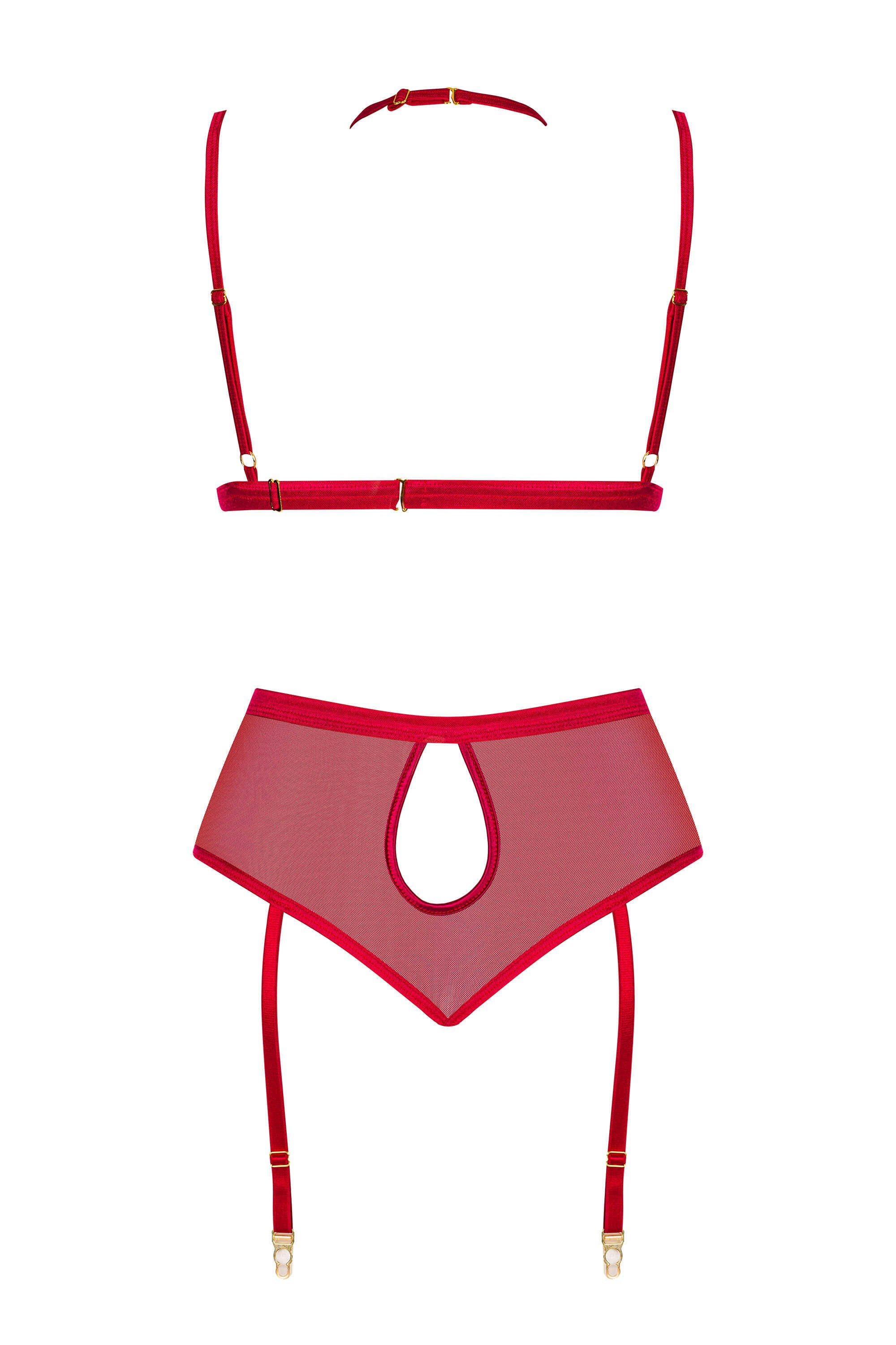 Cristalyn ensemble lingerie - Cherry - Beauty Night